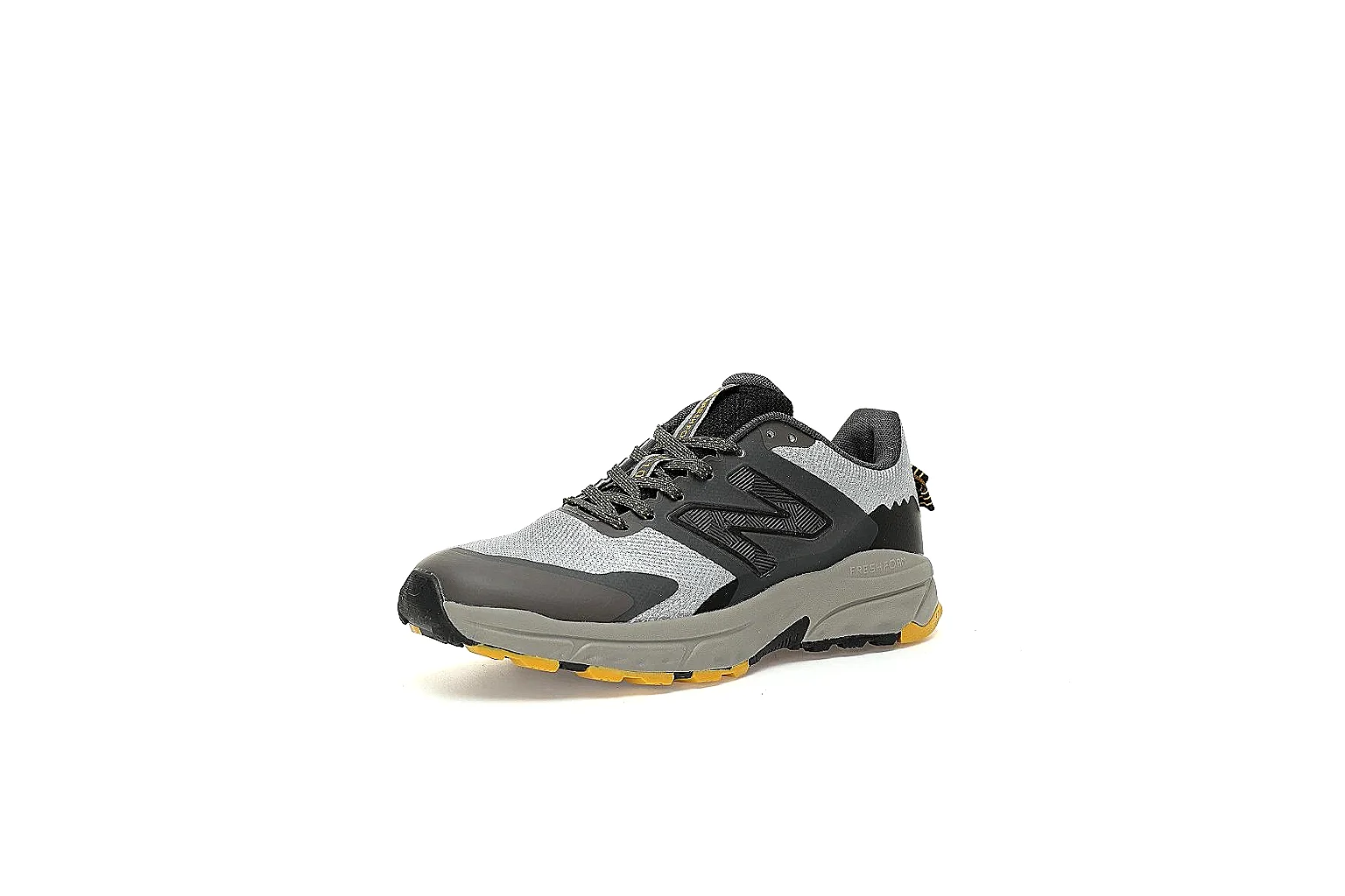 Kako Sheetbase record image for New Balance Gray Yellow Runner Sneaker thumbnail 6