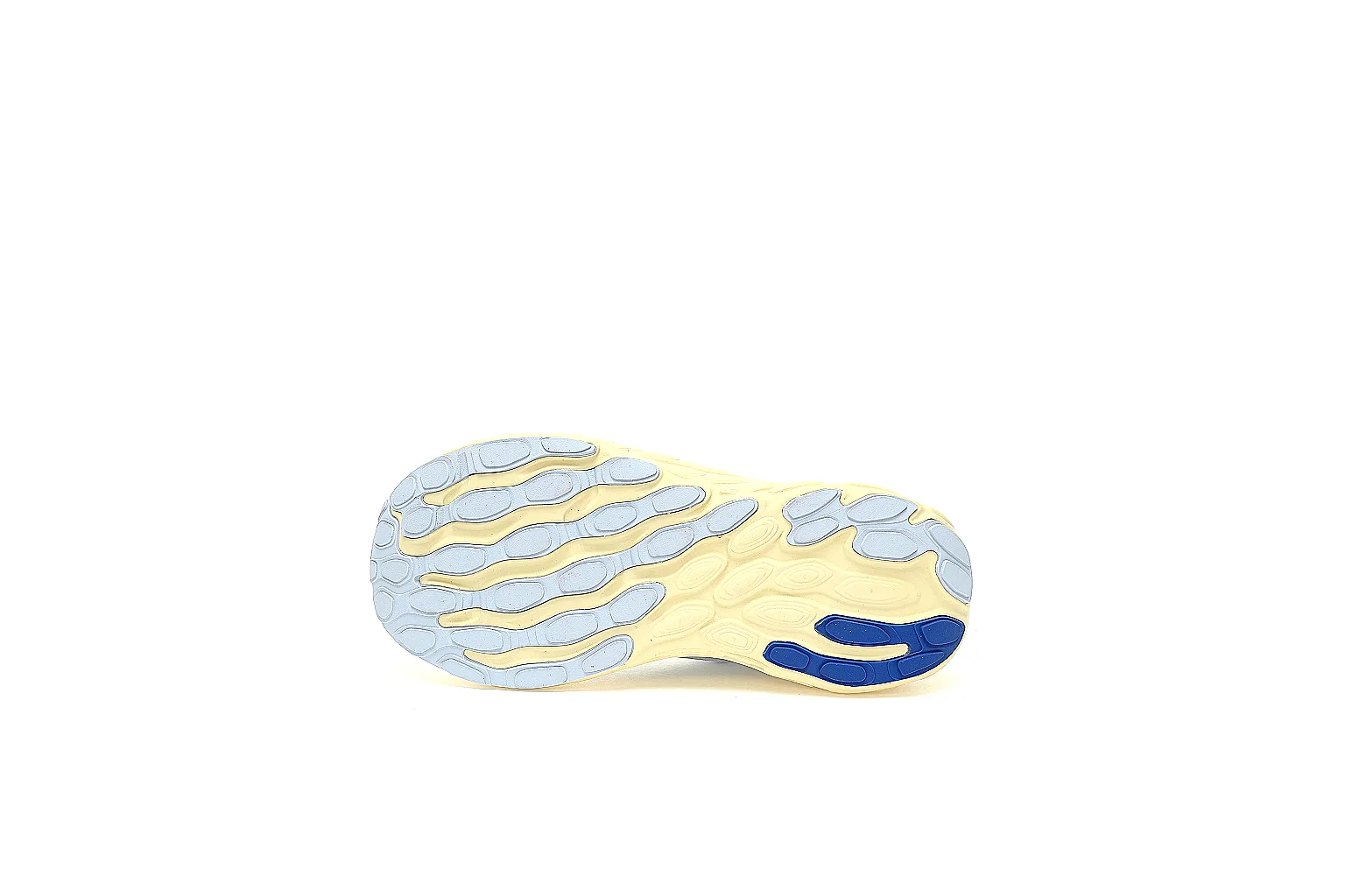 Kako Sheetbase record image for New Balance White Blue Retro Runner Sneaker thumbnail 4
