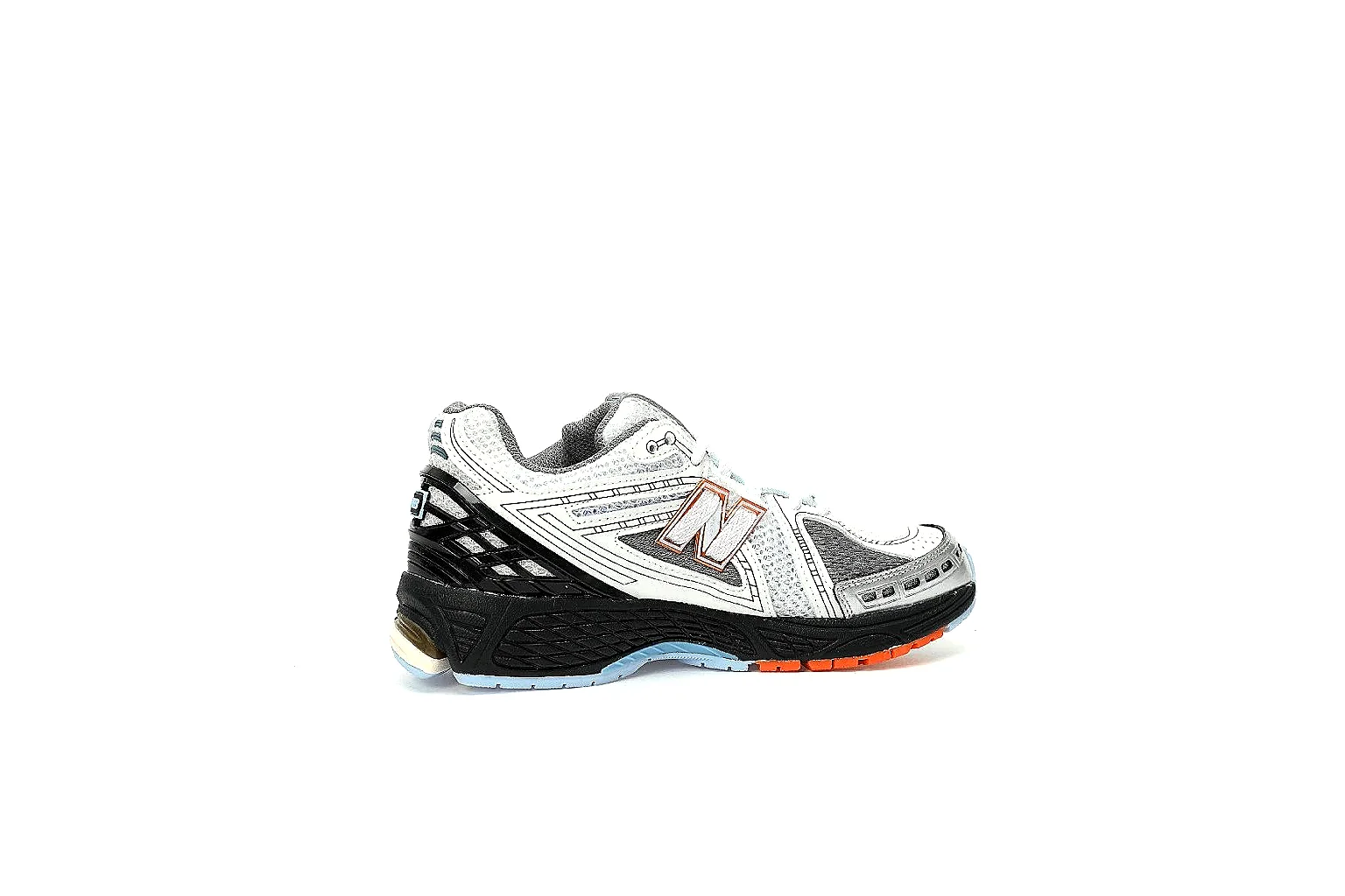 Kako Sheetbase record image for New Balance White Gray Runner thumbnail 3