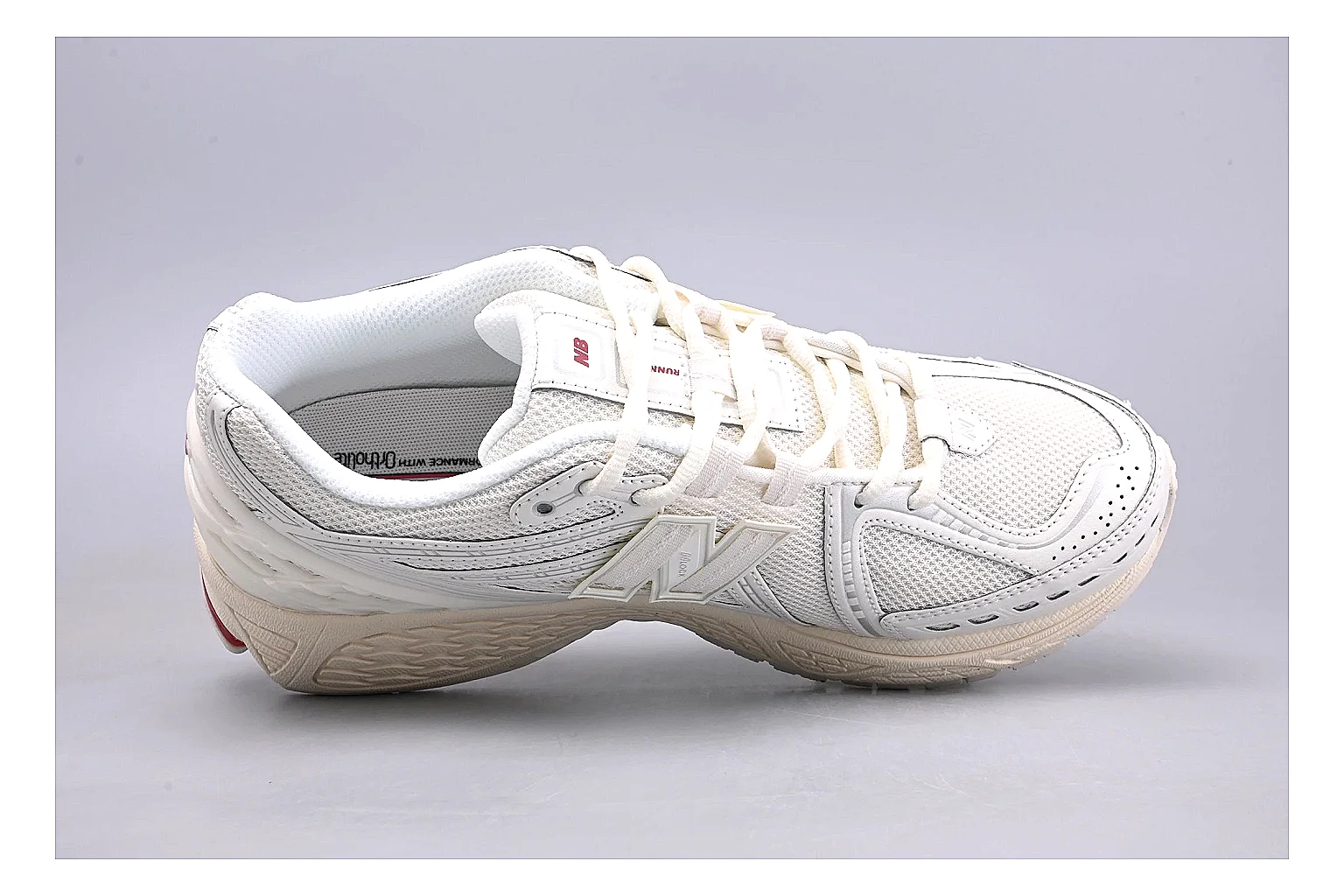 New Balance 1906R White Red Sheetbase record image with white red 1906r runner with mixed upper and runner shape thumbnail 2