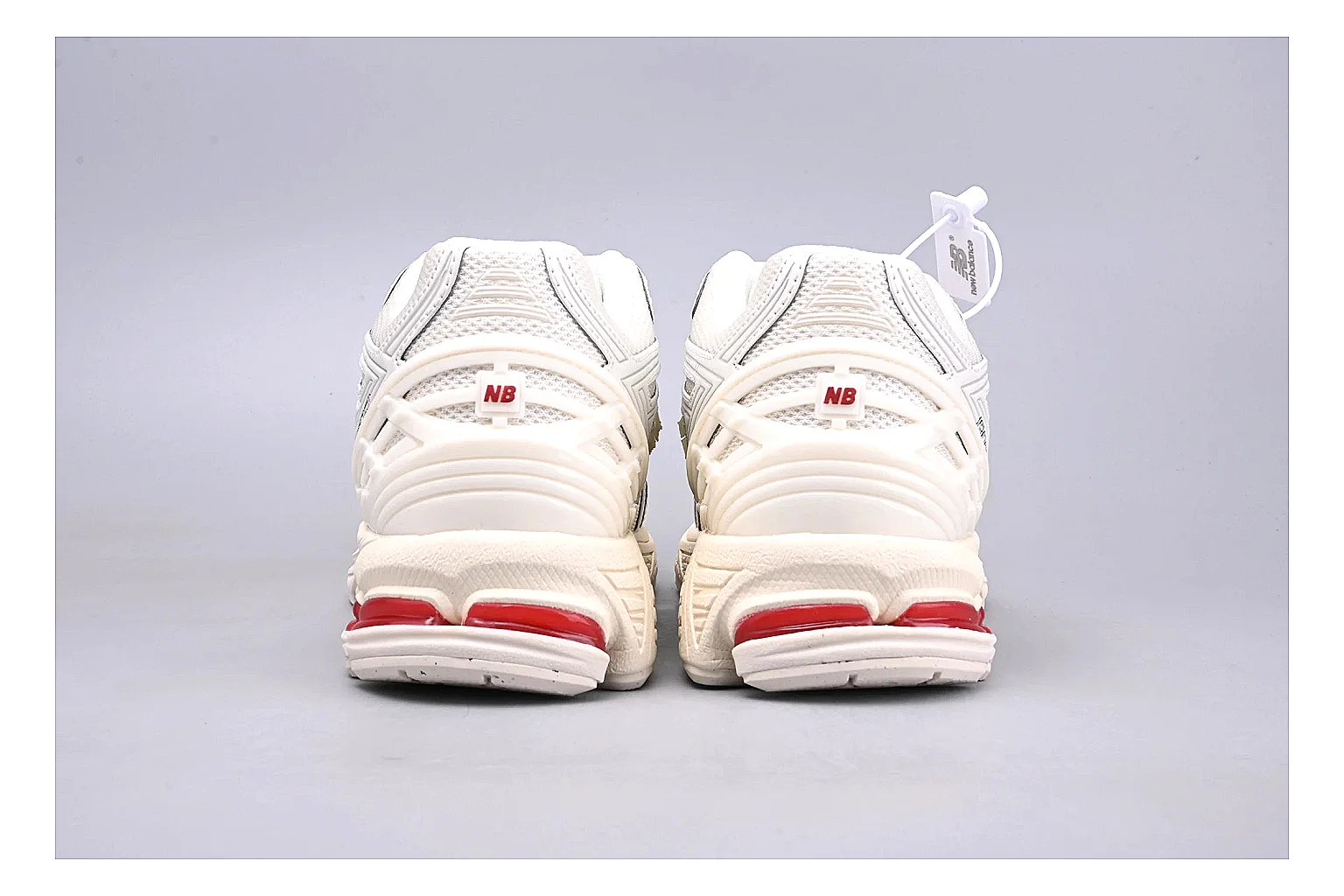 New Balance 1906R White Red Sheetbase record image with white red 1906r runner with mixed upper and runner shape thumbnail 3