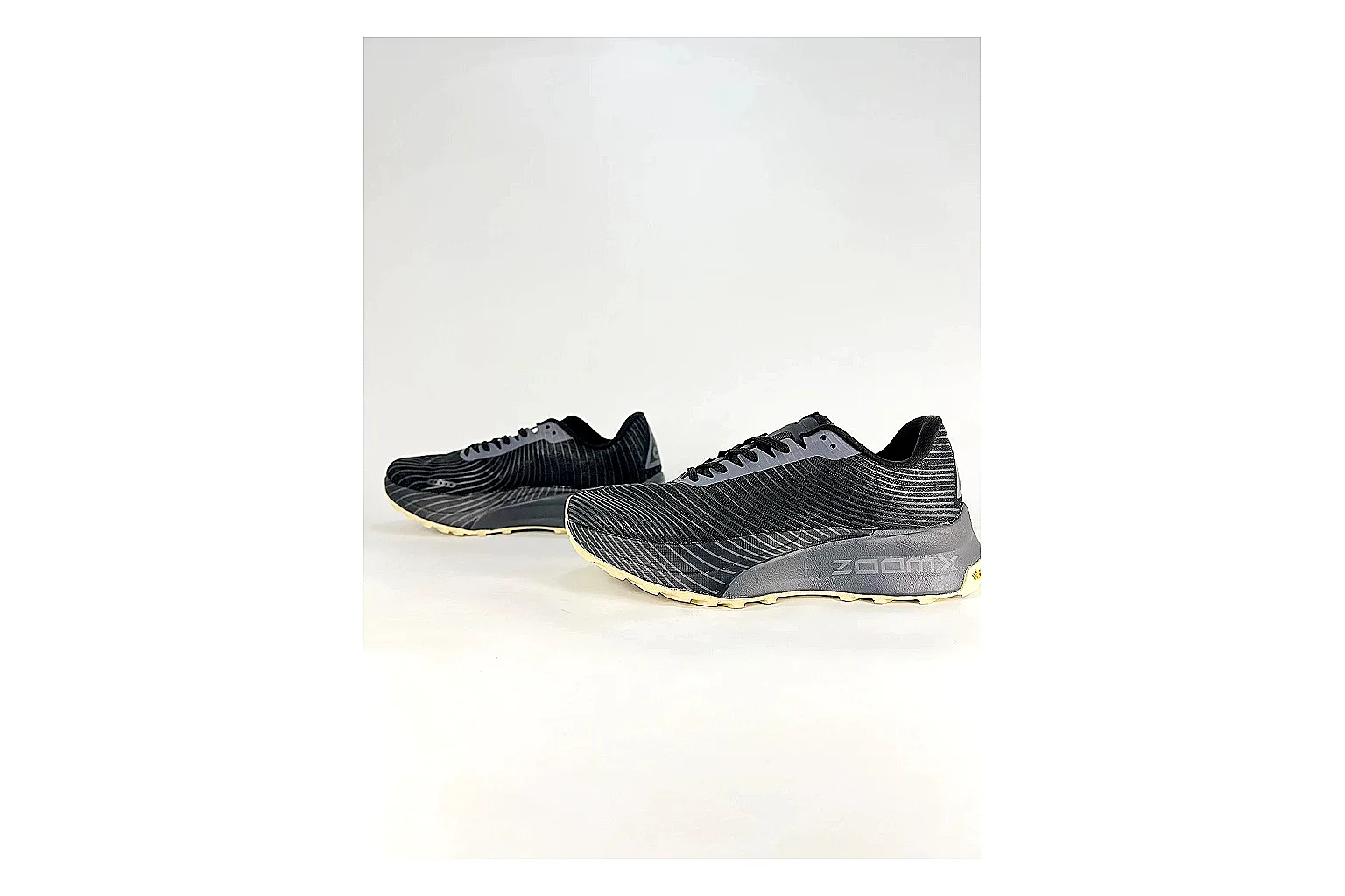 Nike ACG Ultra Black Gum Sneakers spreadsheet record image with black gum outdoor sneakers with textile texture, side-profile shape, upper panel lines, and outsole detail thumbnail 5