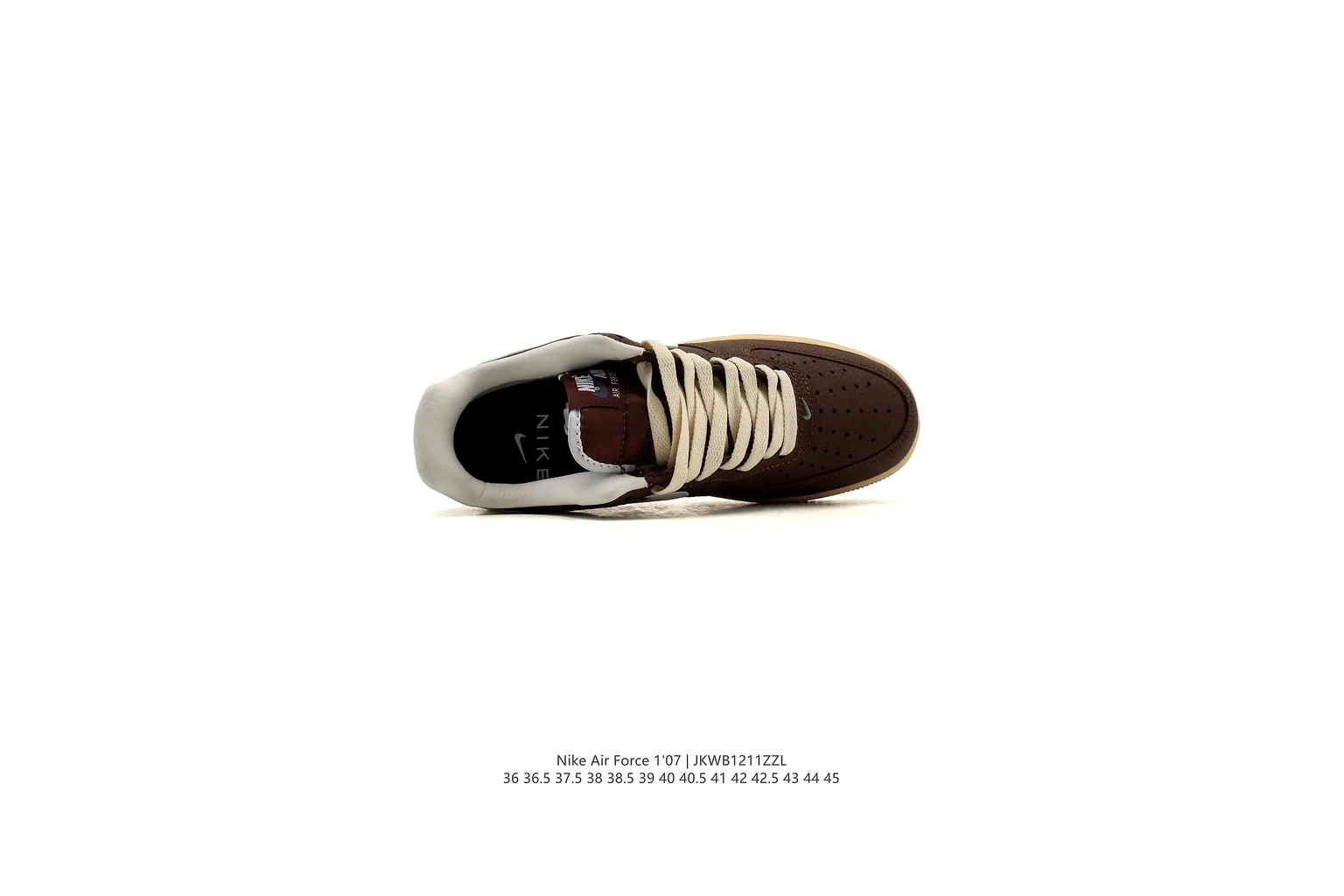 Nike Air Force 1 Low Black Gum court low top six photo view thumbnail 2