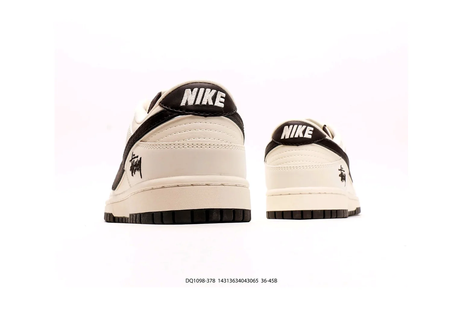 Nike Air Force 1 Low Sail Black court low top six photo view
