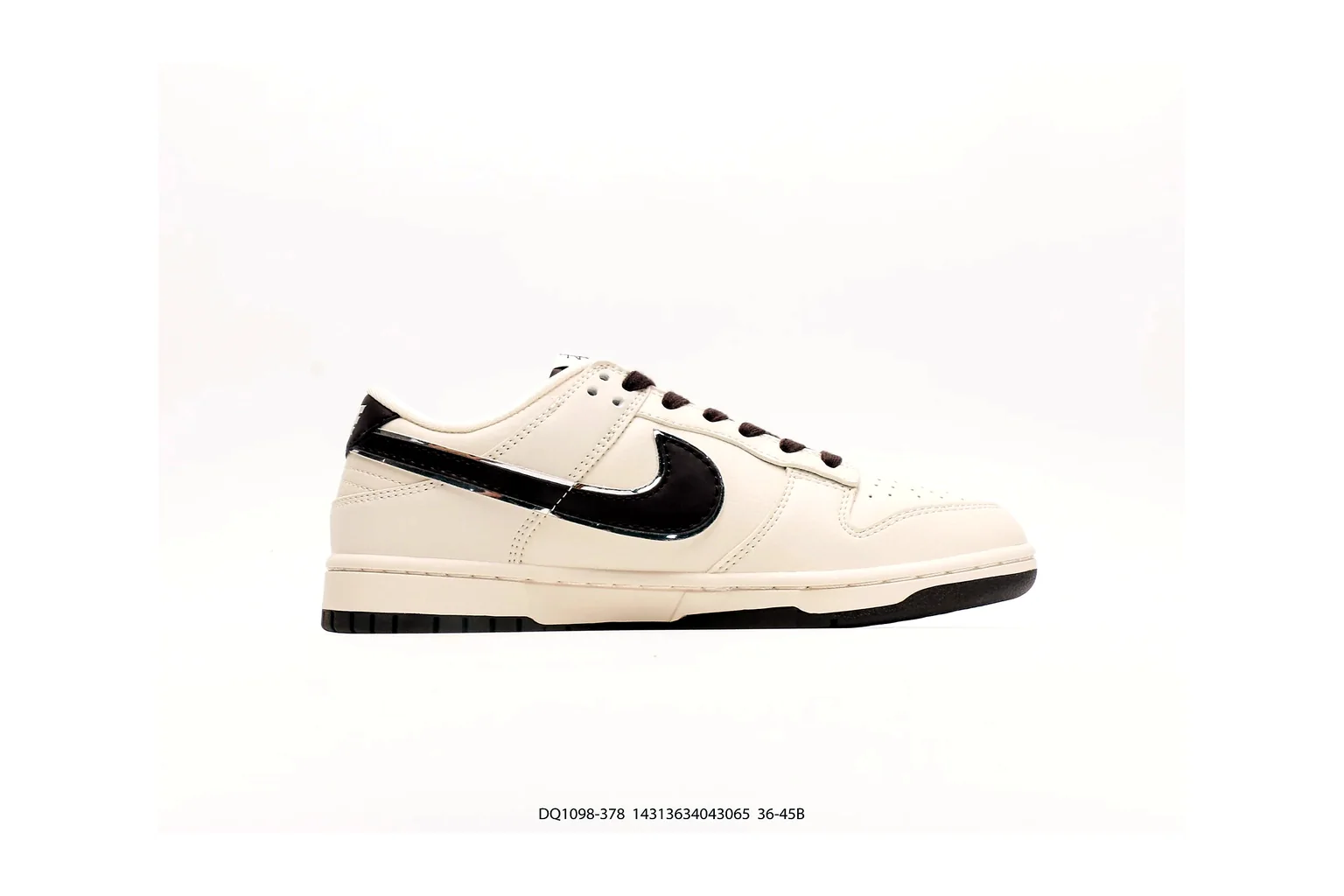 Nike Air Force 1 Low Sail Black court low top six photo view thumbnail 6