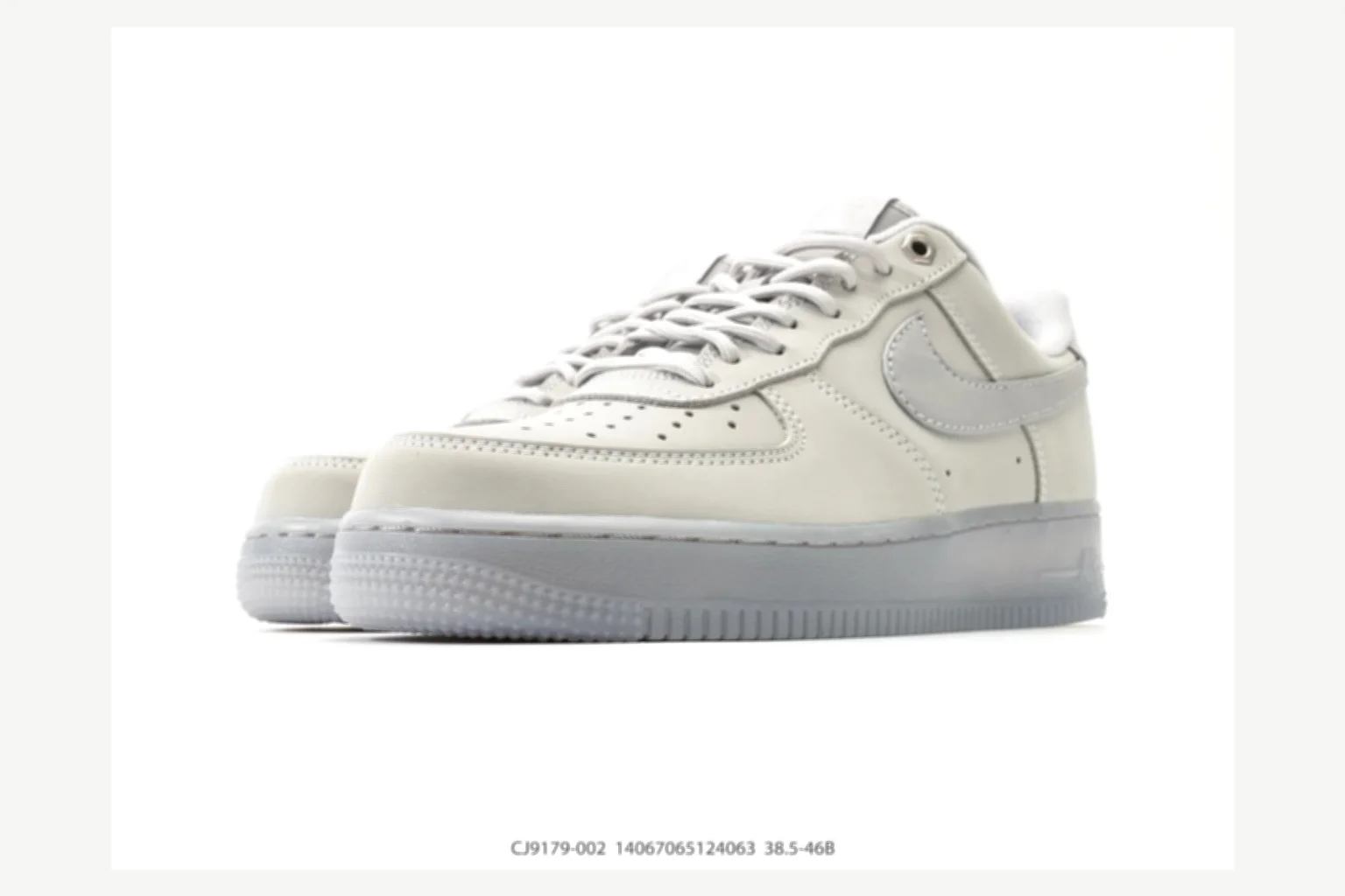 Nike Air Force 1 Black Gray Low Top spreadsheet record image SKU 1182167177 thumbnail 4