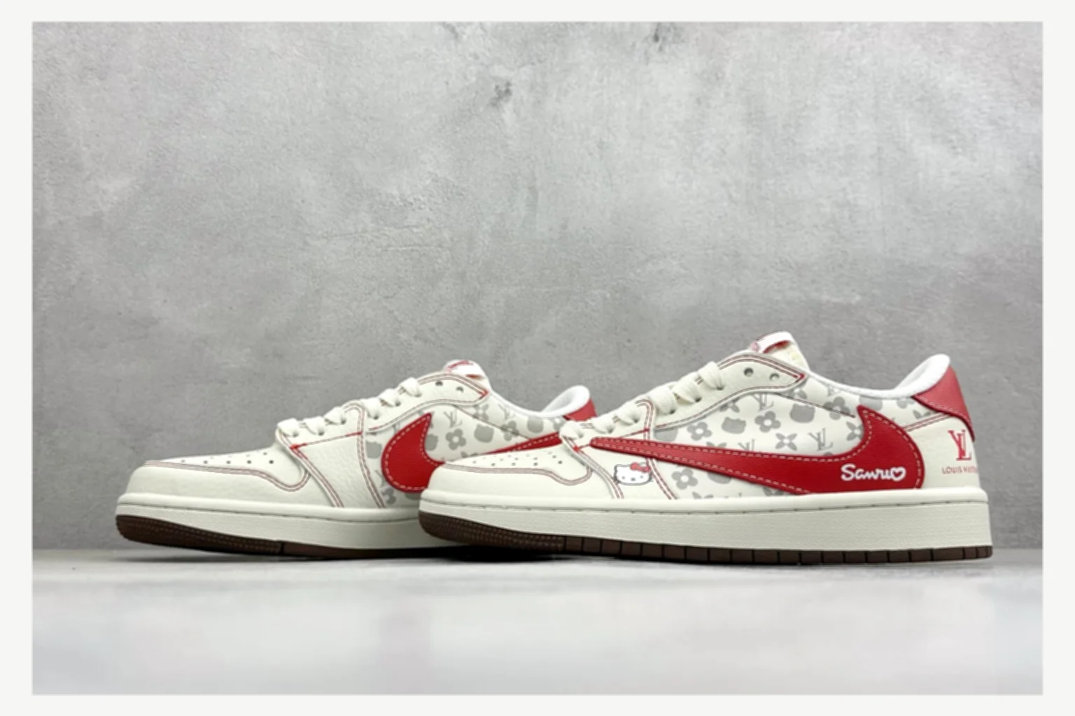 Adidas Samba White Red Low Top spreadsheet record image SKU 1182167385