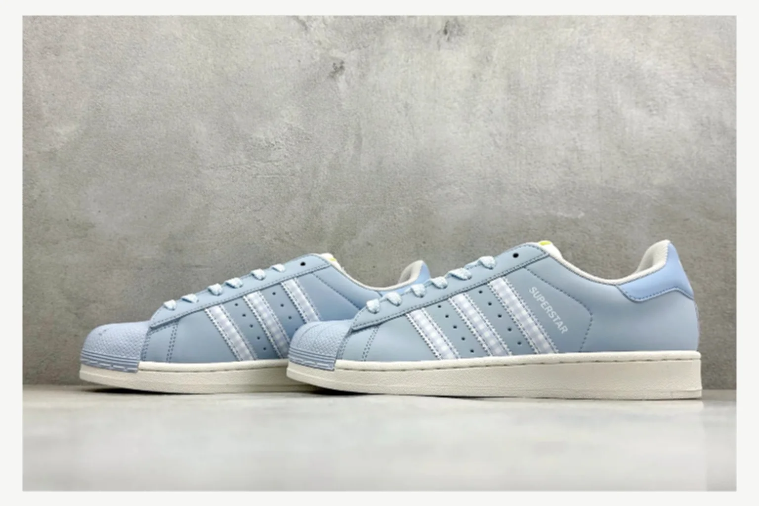 Adidas Superstar Light Blue Low Top spreadsheet record image SKU 1182167410