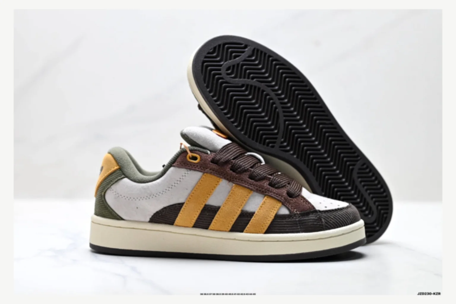 Adidas Campus Brown Yellow Low Top spreadsheet record image SKU 1182167515