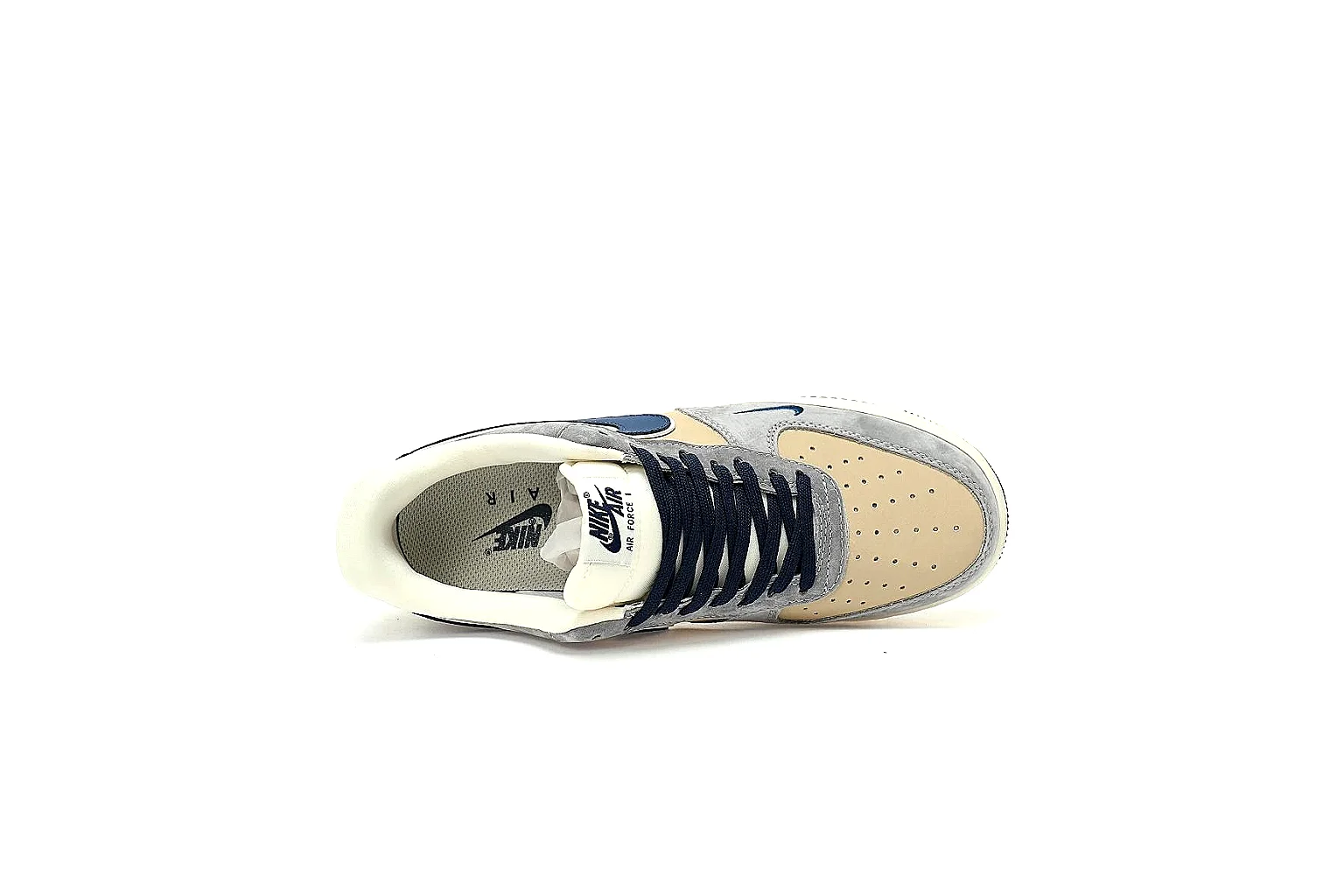 Kako Sheetbase record image for Nike Beige Blue Low Court thumbnail 3