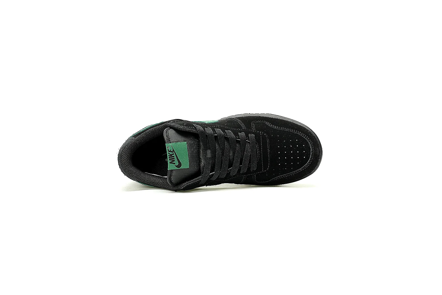 Kako Sheetbase record image for Nike Black Green Low Court Sneaker thumbnail 2