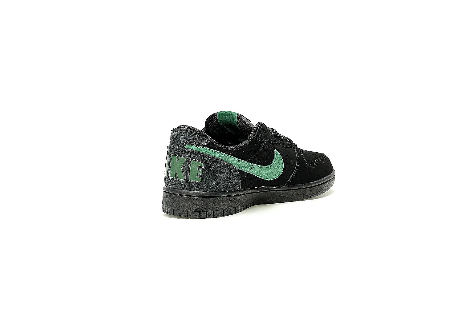 Kako Sheetbase record image for Nike Black Green Low Court Sneaker thumbnail 6