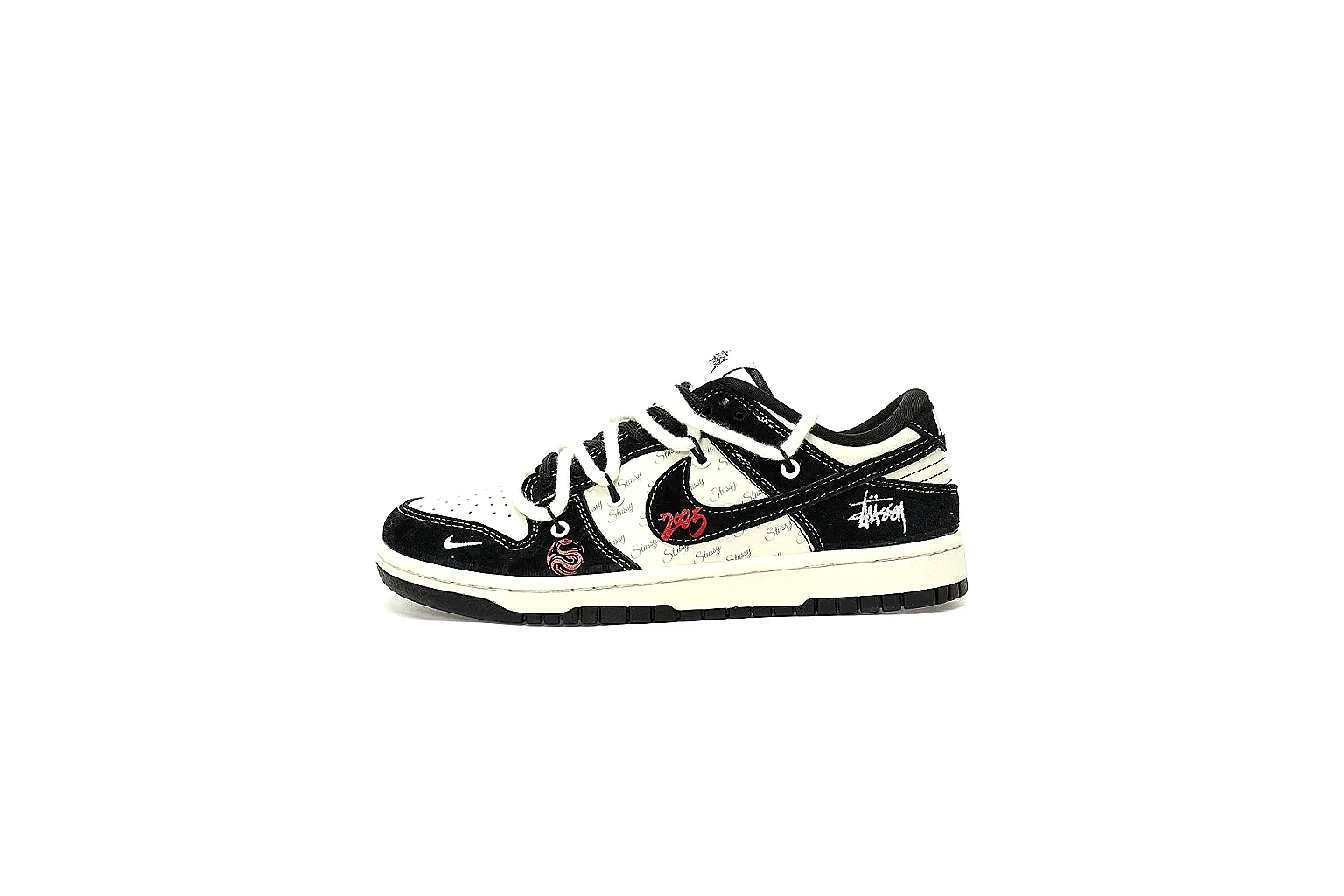 Kako Sheetbase record image for Nike Black Red Low Court