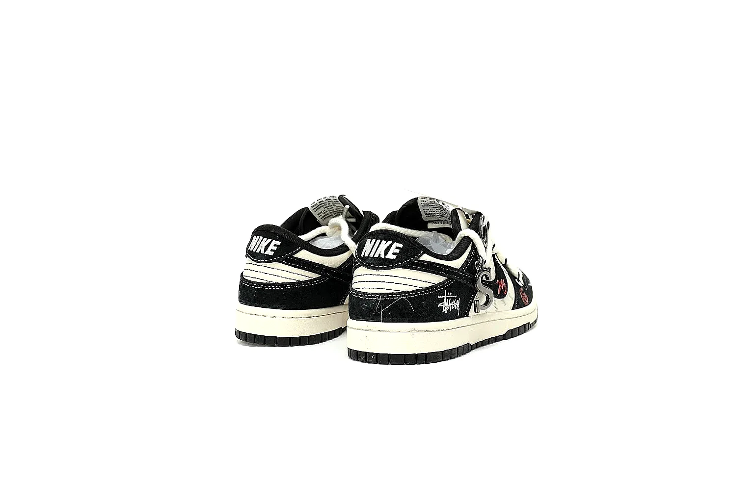 Kako Sheetbase record image for Nike Black Red Low Court thumbnail 5