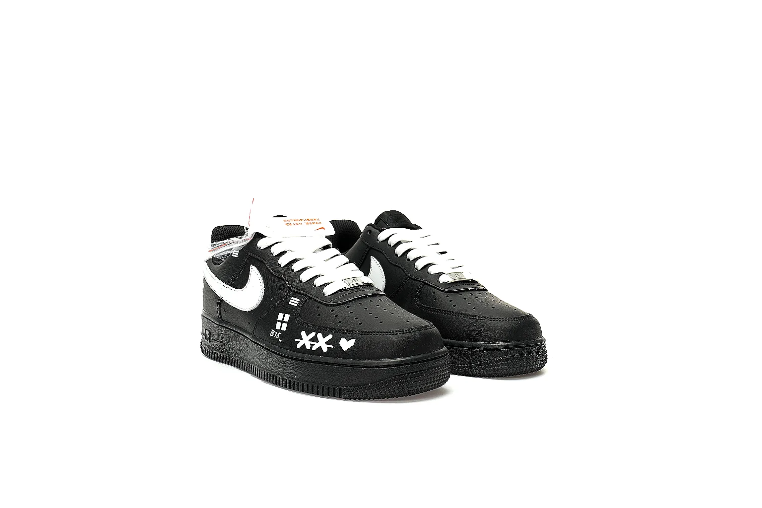 Kako Sheetbase record image for Nike Black White Low Court thumbnail 5
