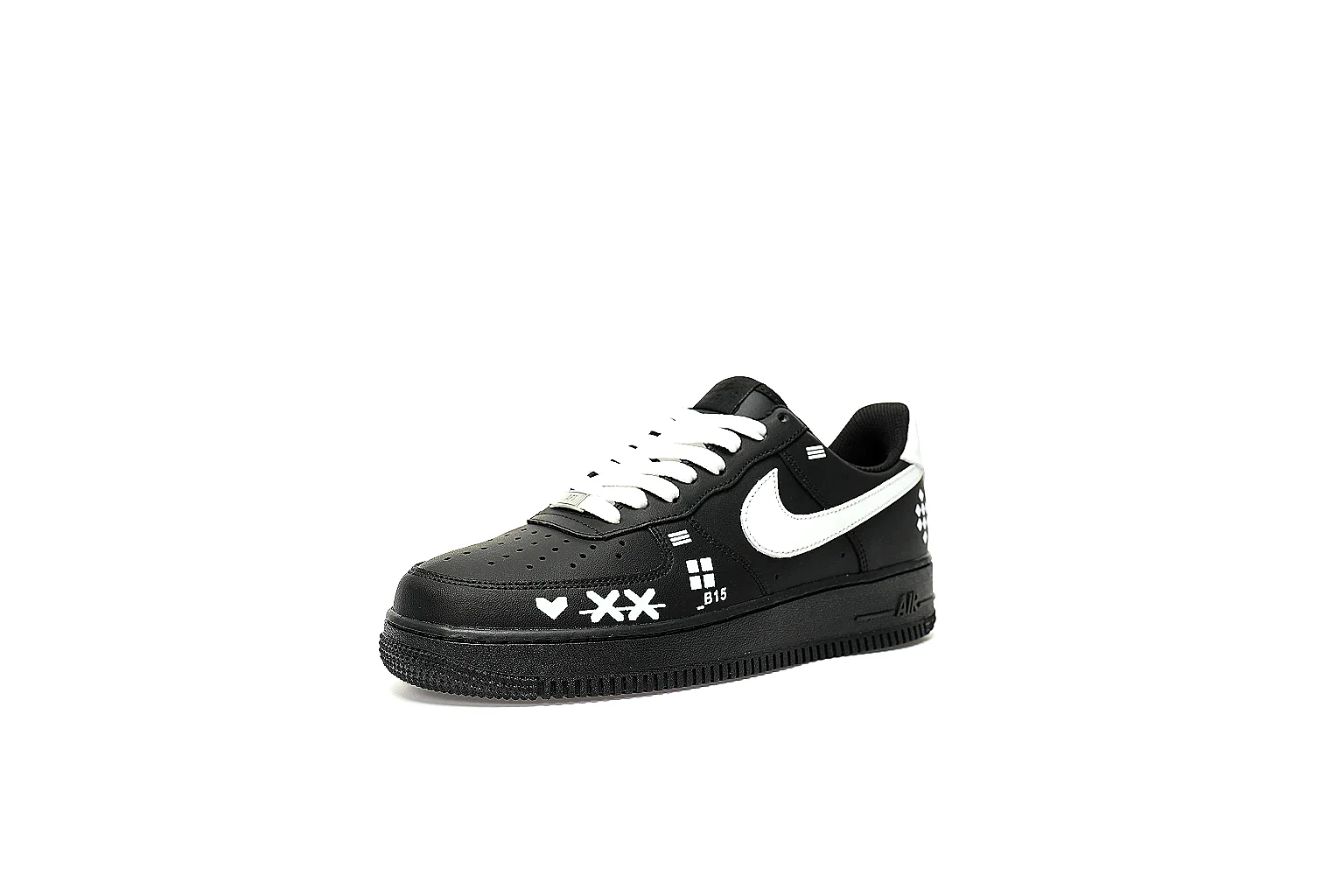 Kako Sheetbase record image for Nike Black White Low Court thumbnail 6