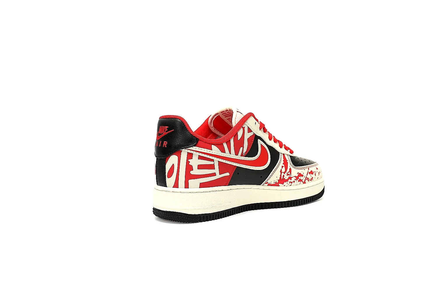 Kako Sheetbase record image for Nike Black White Low Court thumbnail 3