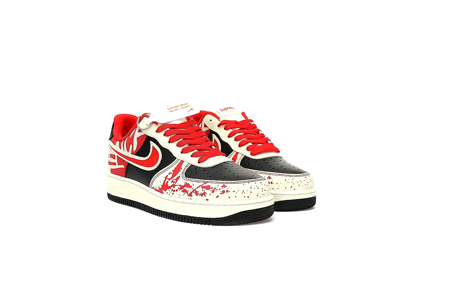 Kako Sheetbase record image for Nike Black White Low Court thumbnail 5