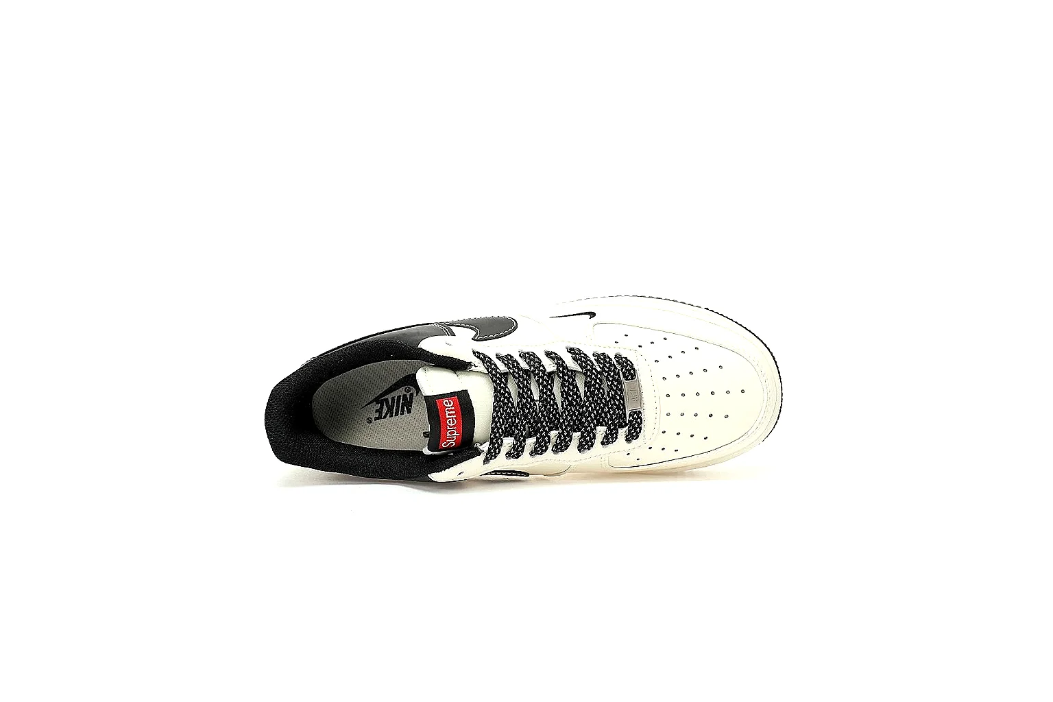 Kako Sheetbase record image for Nike Black White Low Court thumbnail 2