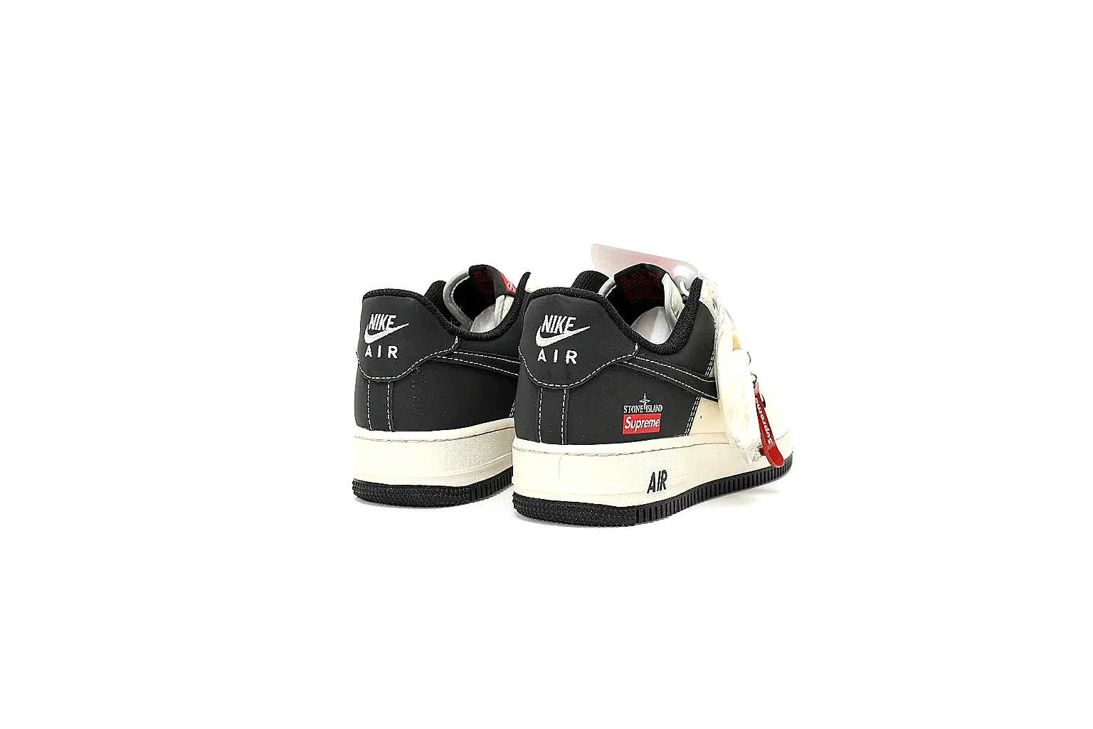 Kako Sheetbase record image for Nike Black White Low Court thumbnail 5
