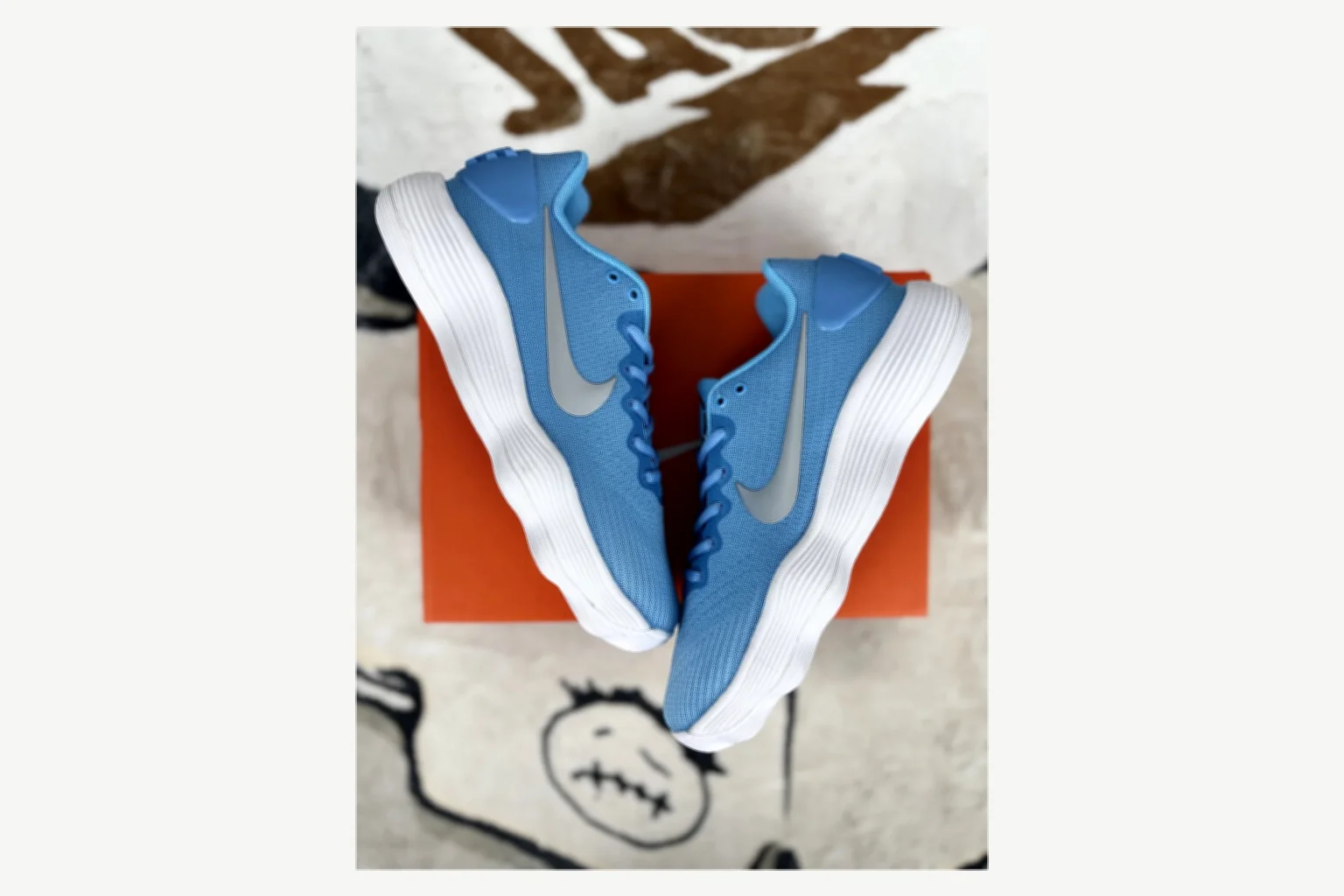 Nike Blue Silver Low Top Runner spreadsheet record image SKU 1194923779 thumbnail 5