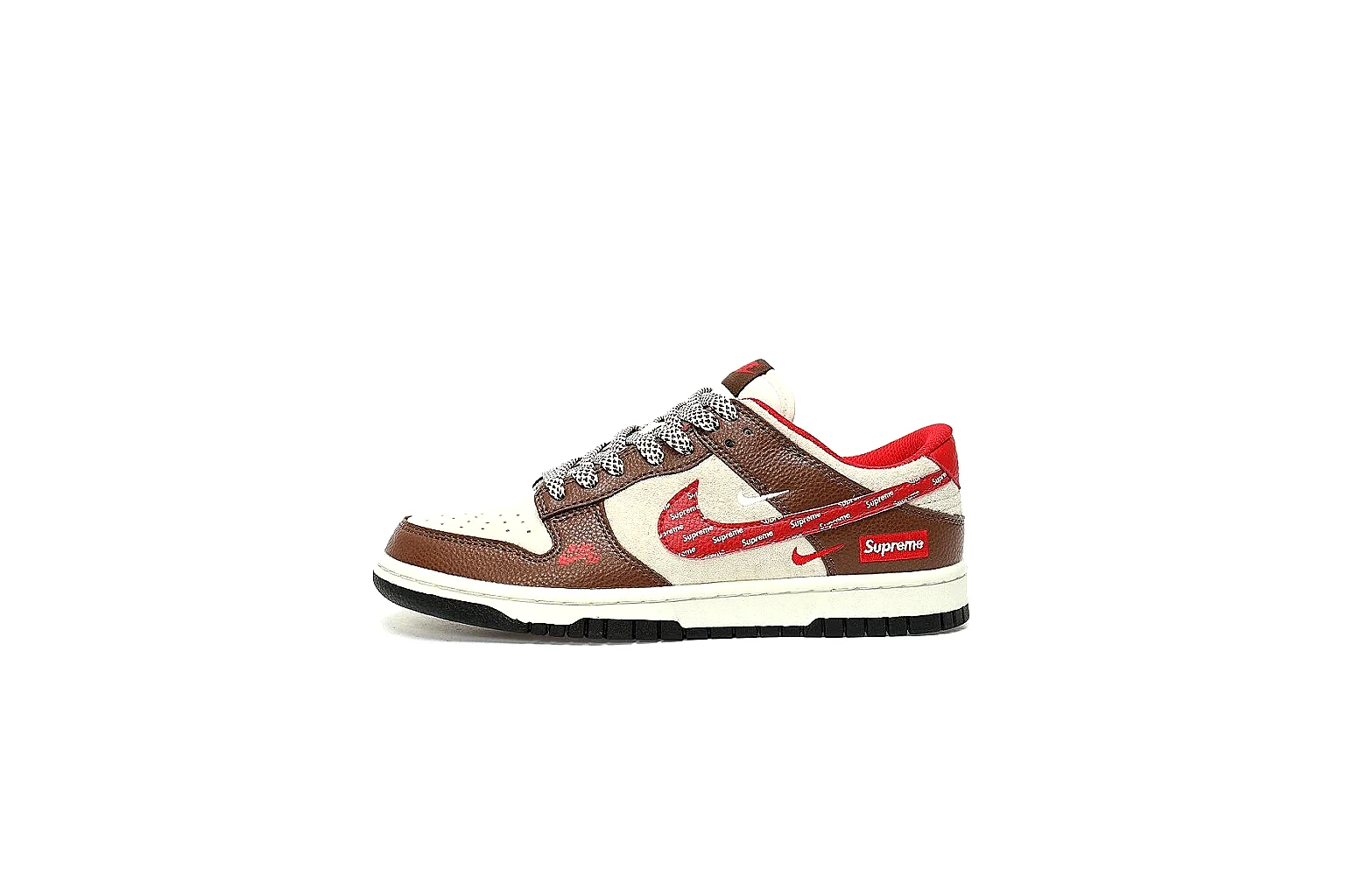 Kako Sheetbase record image for Nike Brown Red Low Court