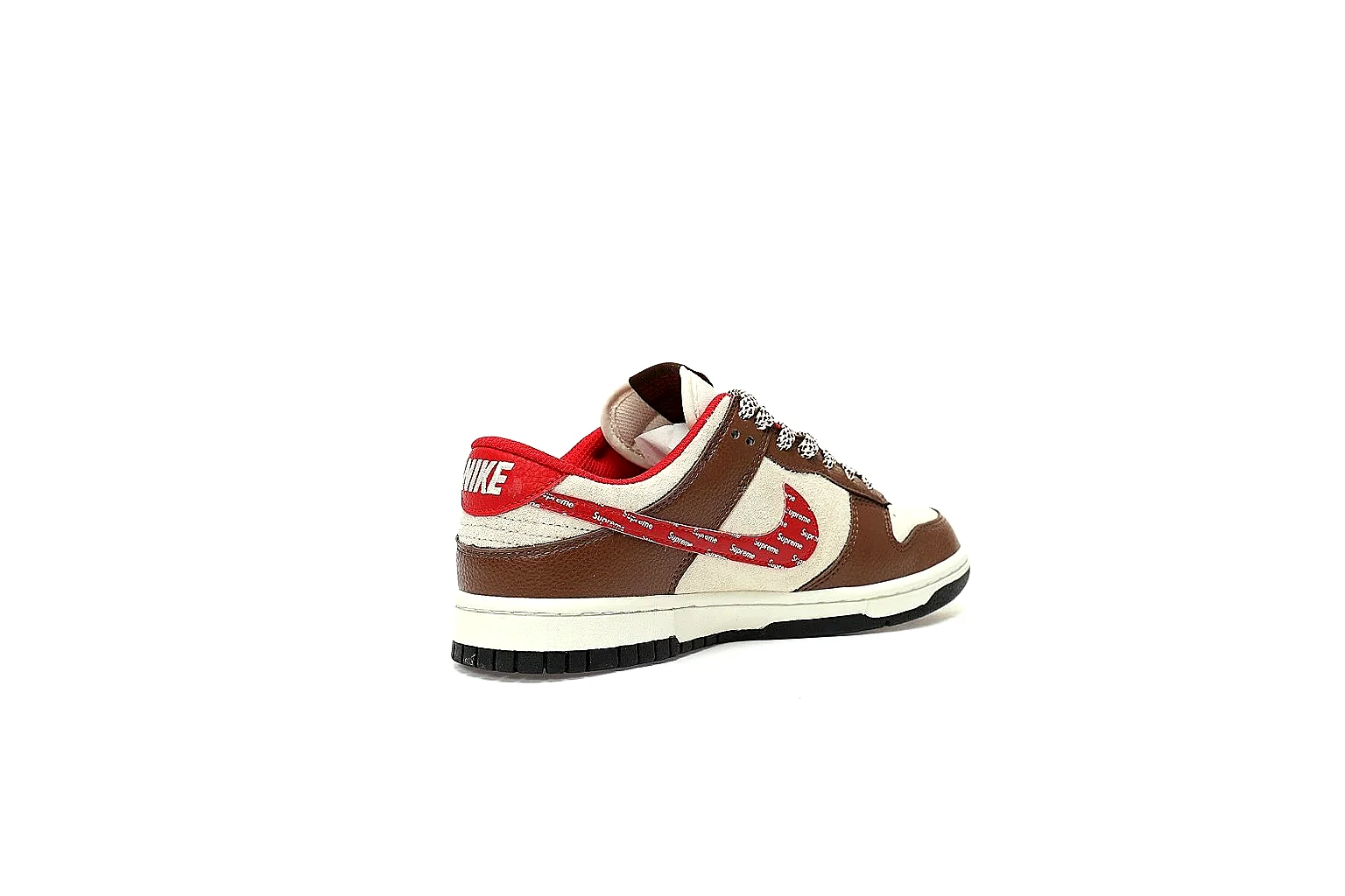 Kako Sheetbase record image for Nike Brown Red Low Court thumbnail 2