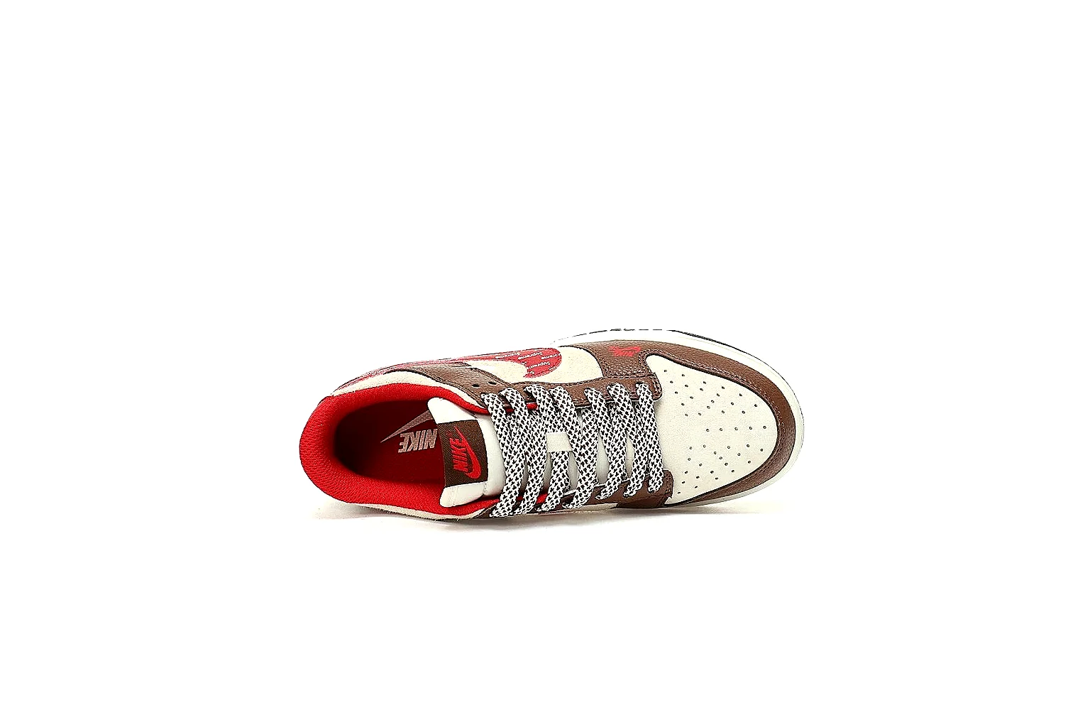 Kako Sheetbase record image for Nike Brown Red Low Court thumbnail 3
