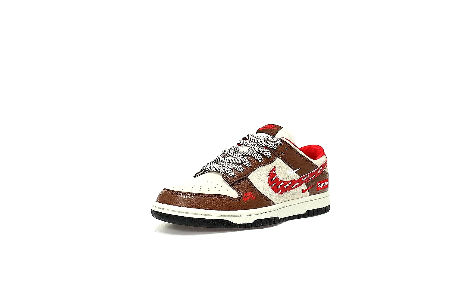 Kako Sheetbase record image for Nike Brown Red Low Court thumbnail 6