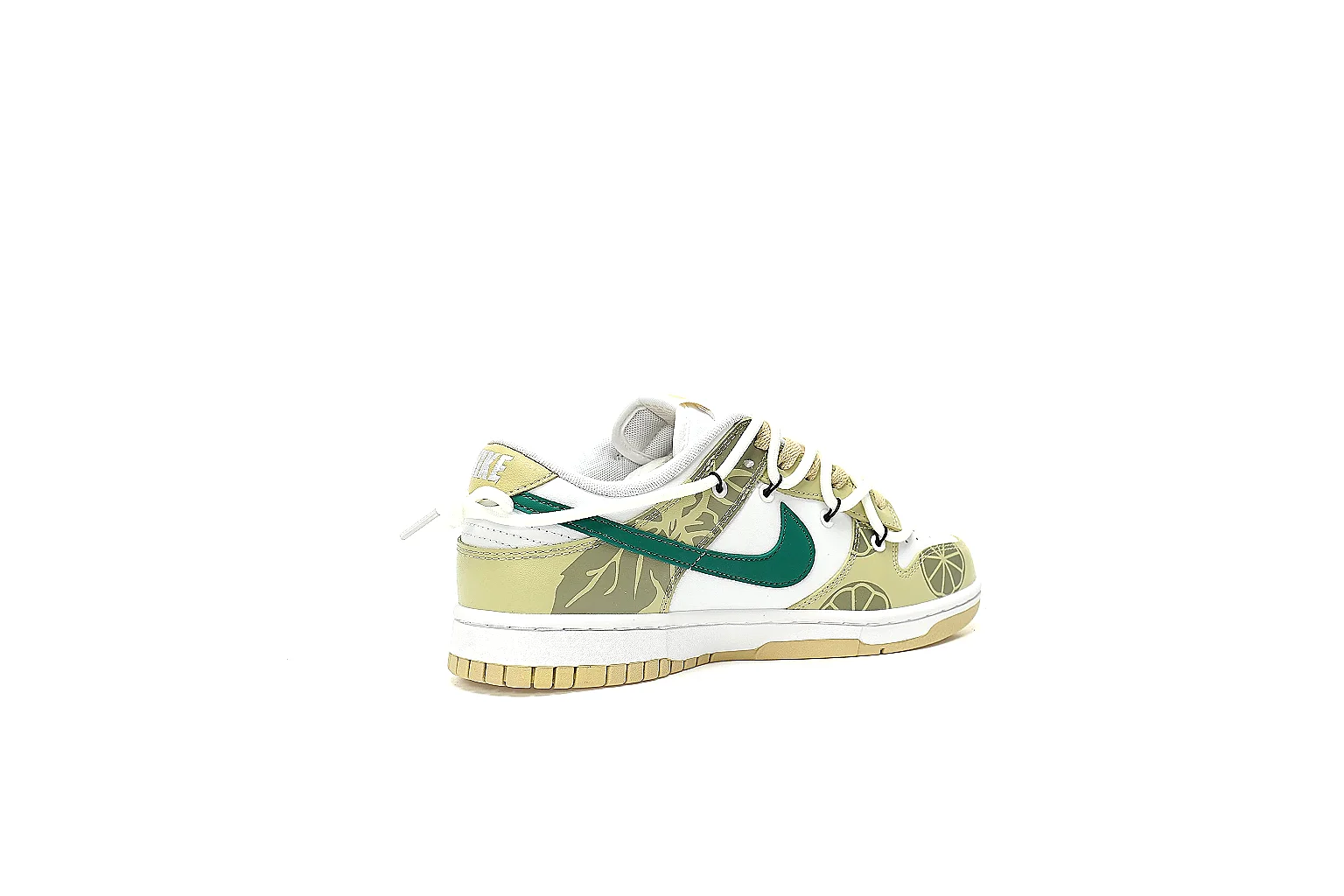 Kako Sheetbase record image for Nike Camo Green Low Court Sneaker thumbnail 2