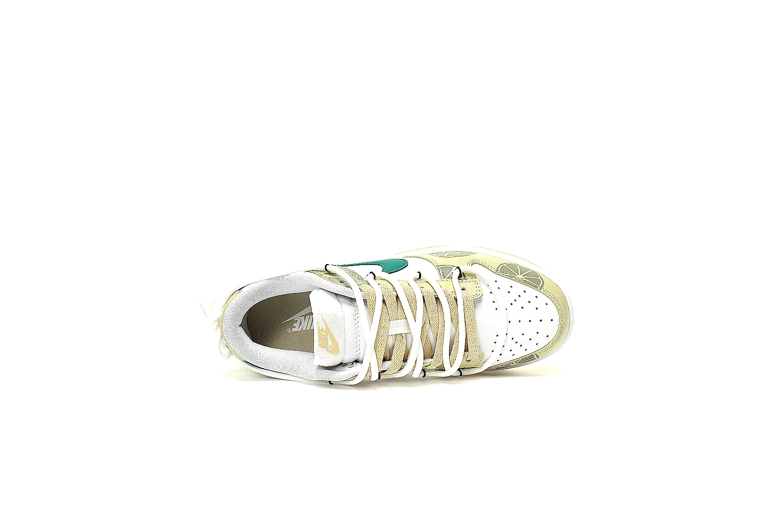 Kako Sheetbase record image for Nike Camo Green Low Court Sneaker thumbnail 3