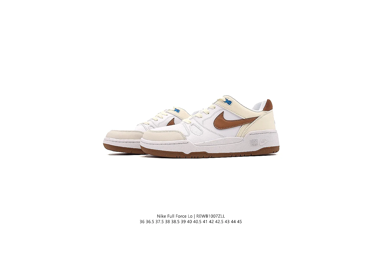 kakosheetbase.com Nike White Brown Court Low 0376 White Brown low-top product image thumbnail 6