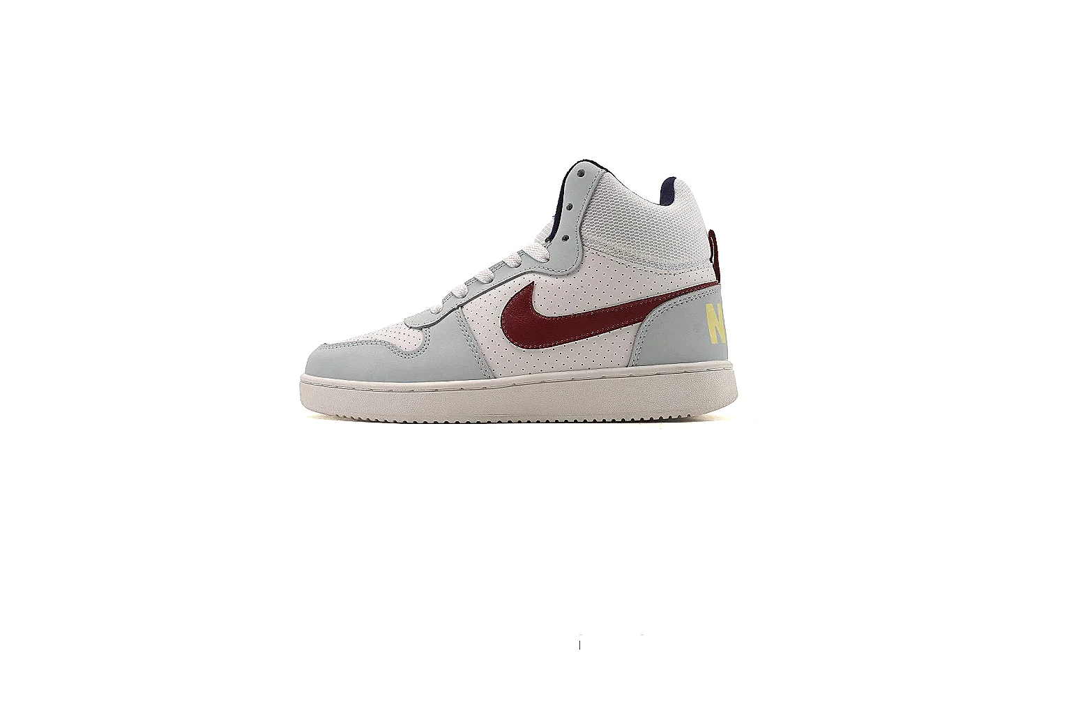 kakosheetbase.com Nike White Burgundy Court Low 0408 White Burgundy low-top product image