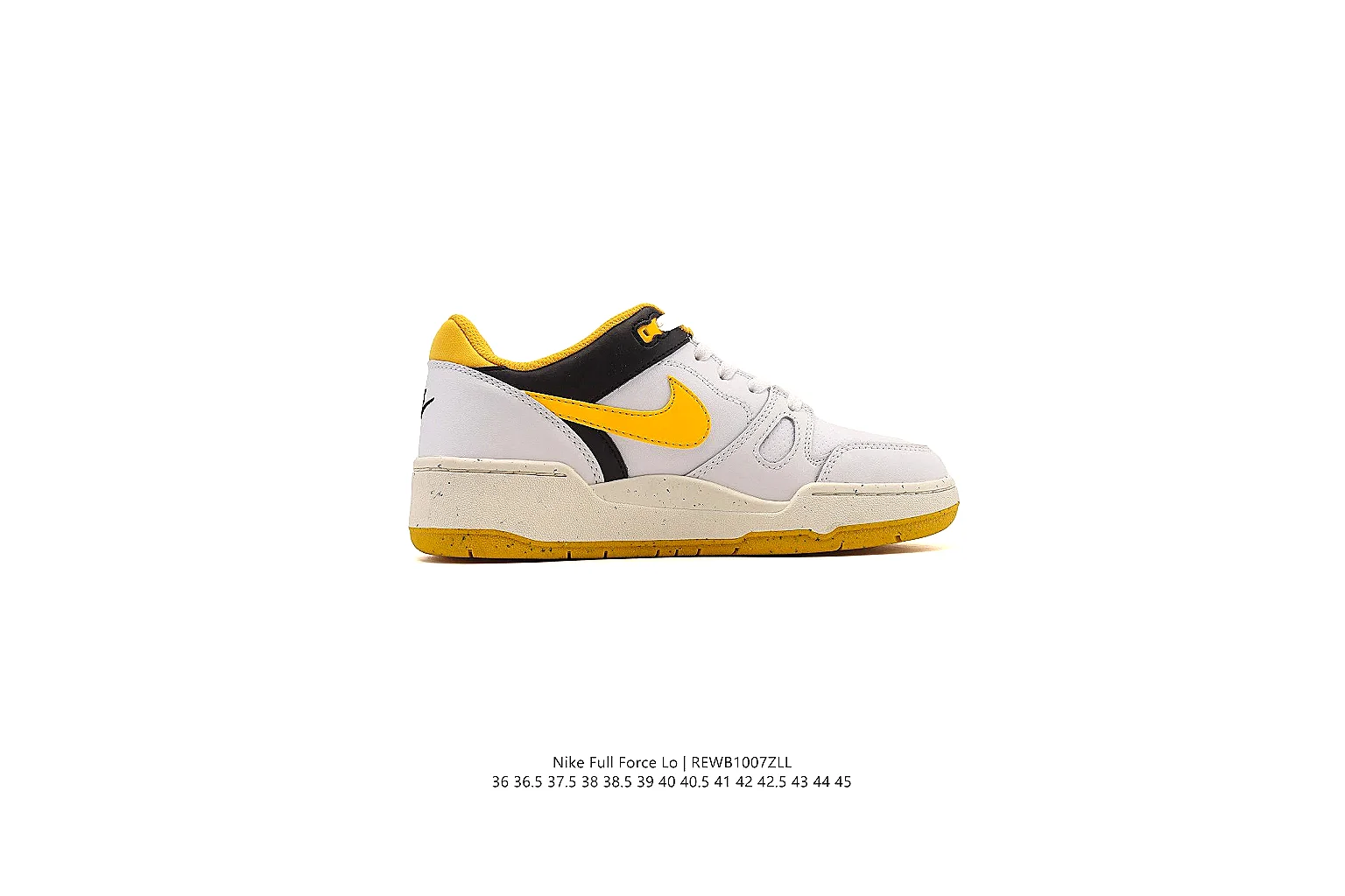 kakosheetbase.com Nike White Yellow Court Low 0369 White Yellow low-top product image thumbnail 2