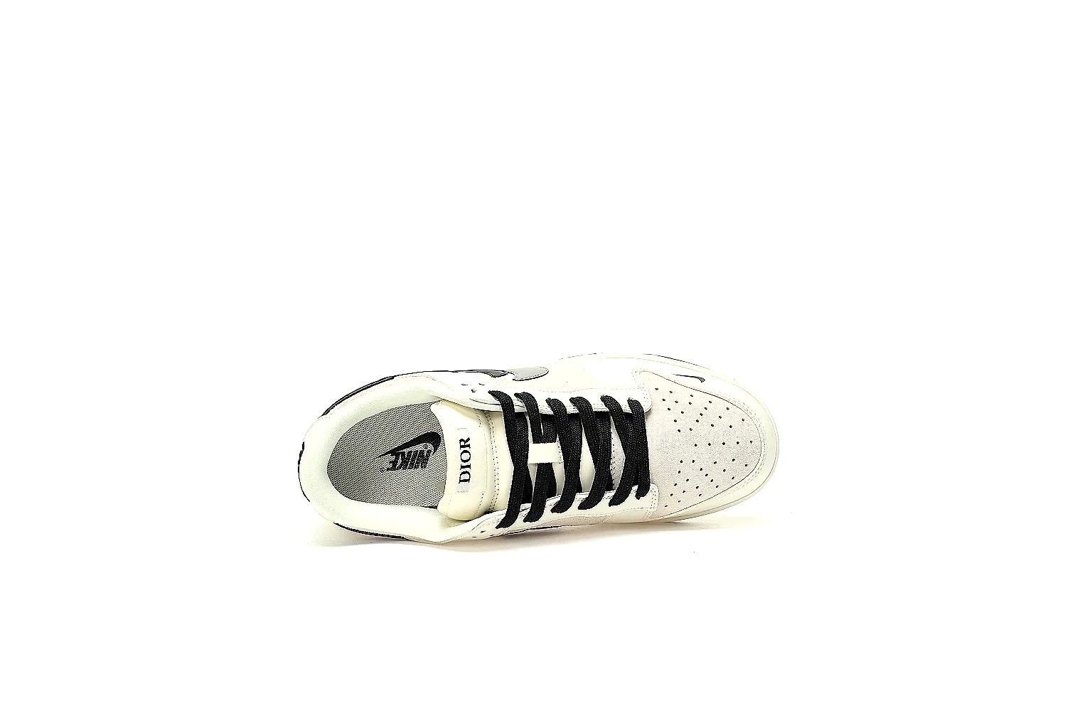 Kako Sheetbase record image for Nike Cream Black Premium Low Sneaker thumbnail 3
