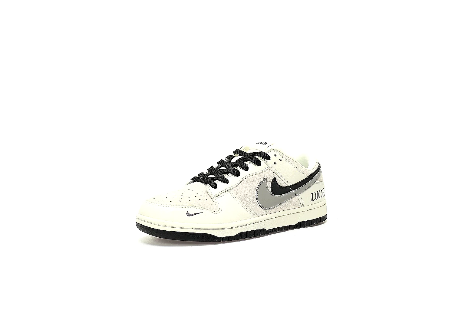 Kako Sheetbase record image for Nike Cream Black Premium Low Sneaker thumbnail 6
