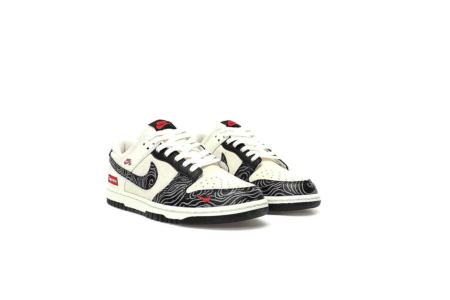 Kako Sheetbase record image for Nike Cream Black Red Low Court thumbnail 5