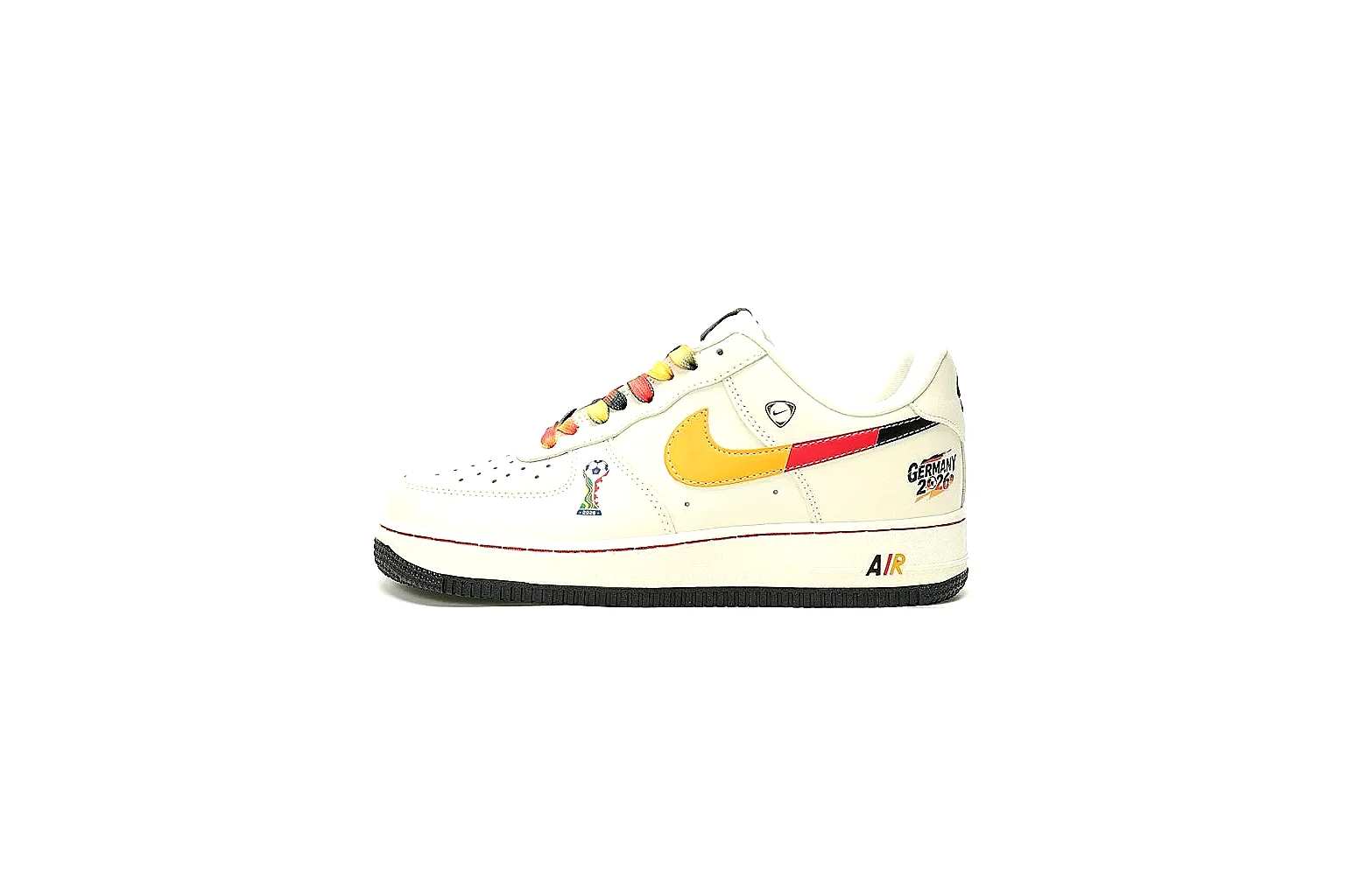 Kako Sheetbase record image for Nike Cream Orange Low Court Sneaker