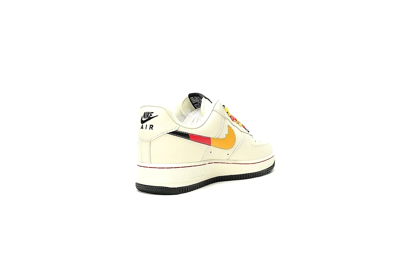 Kako Sheetbase record image for Nike Cream Orange Low Court Sneaker thumbnail 6