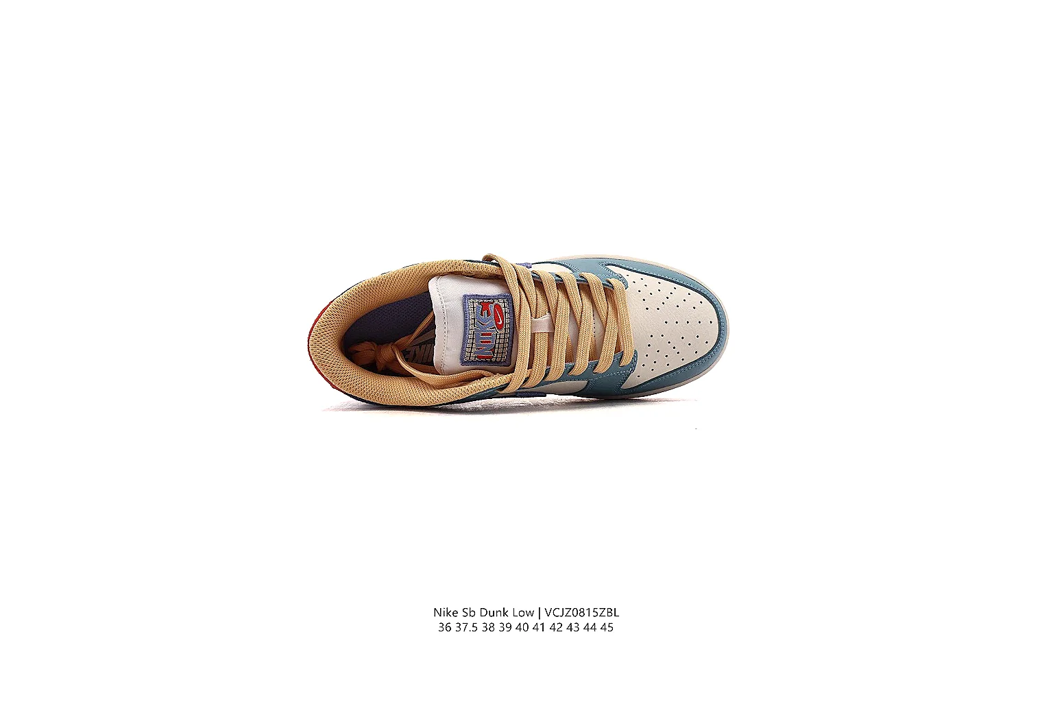 kakosheetbase.com Nike Dunk Low Grey Blue Red 8165 grey-blue-red low-top image thumbnail 4
