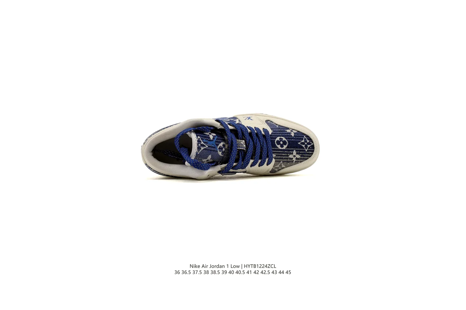 Nike Dunk Low Blue White court low top six photo view thumbnail 2