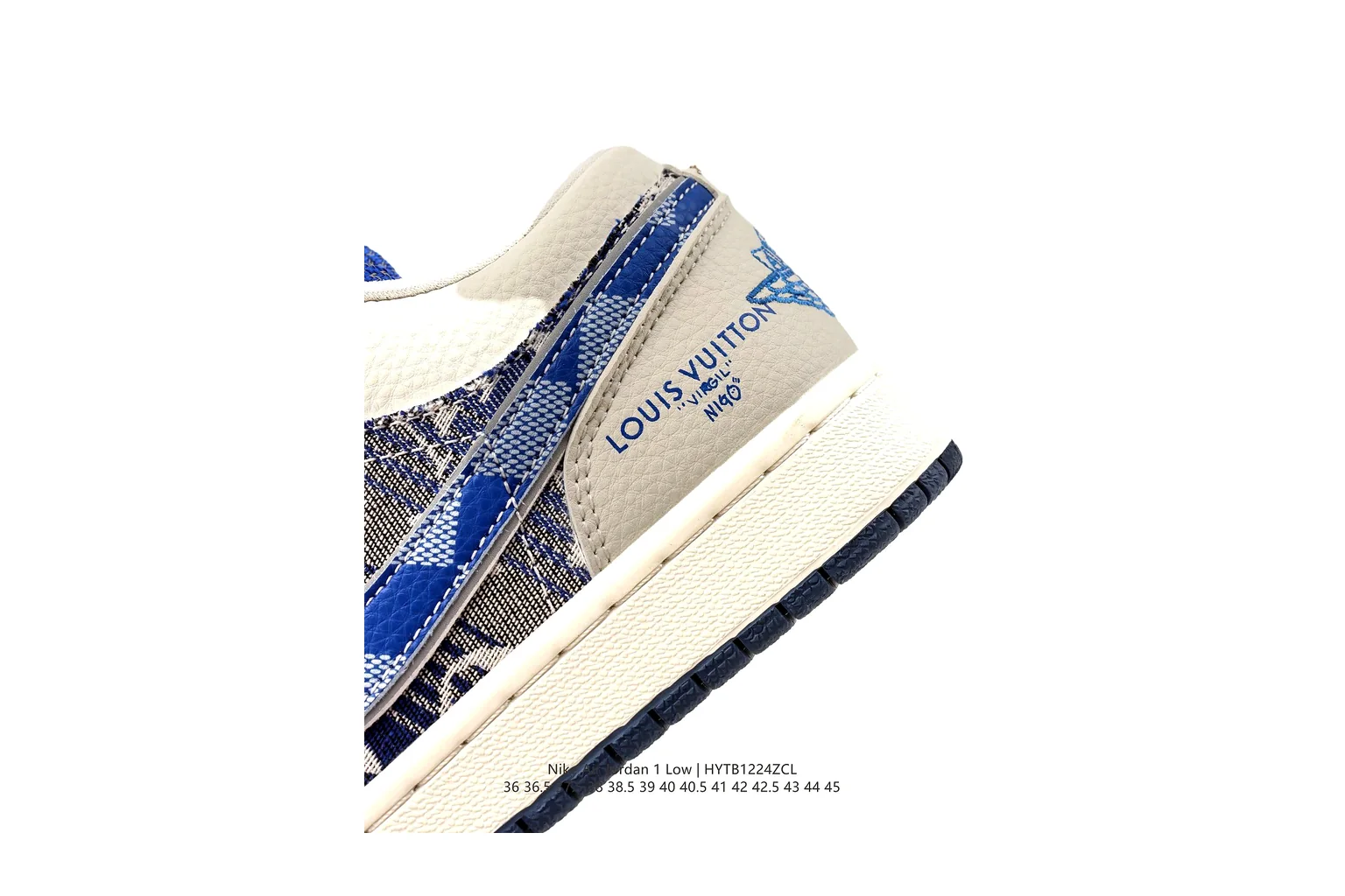 Nike Dunk Low Blue White court low top six photo view thumbnail 5