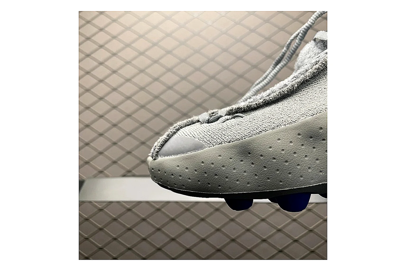Nike Fragment Waffle Racer Grey Sheetbase record image with grey waffle racer runner with mixed upper and runner shape thumbnail 5
