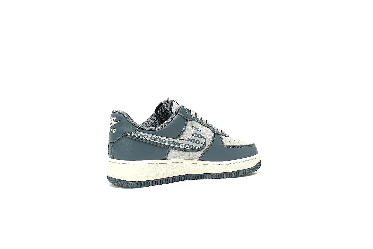 Kako Sheetbase record image for Nike Gray Blue Low Court thumbnail 2