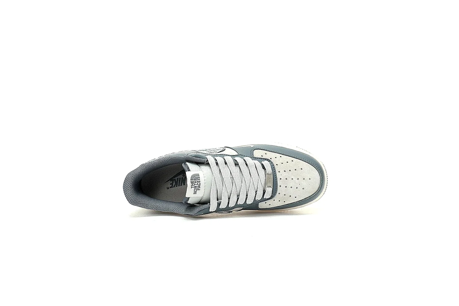 Kako Sheetbase record image for Nike Gray Blue Low Court thumbnail 3