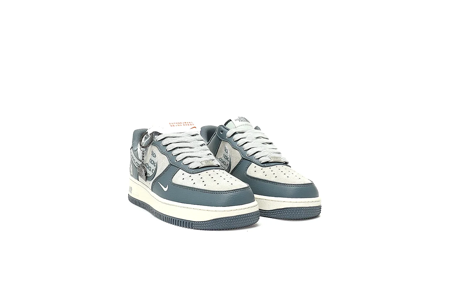 Kako Sheetbase record image for Nike Gray Blue Low Court thumbnail 5