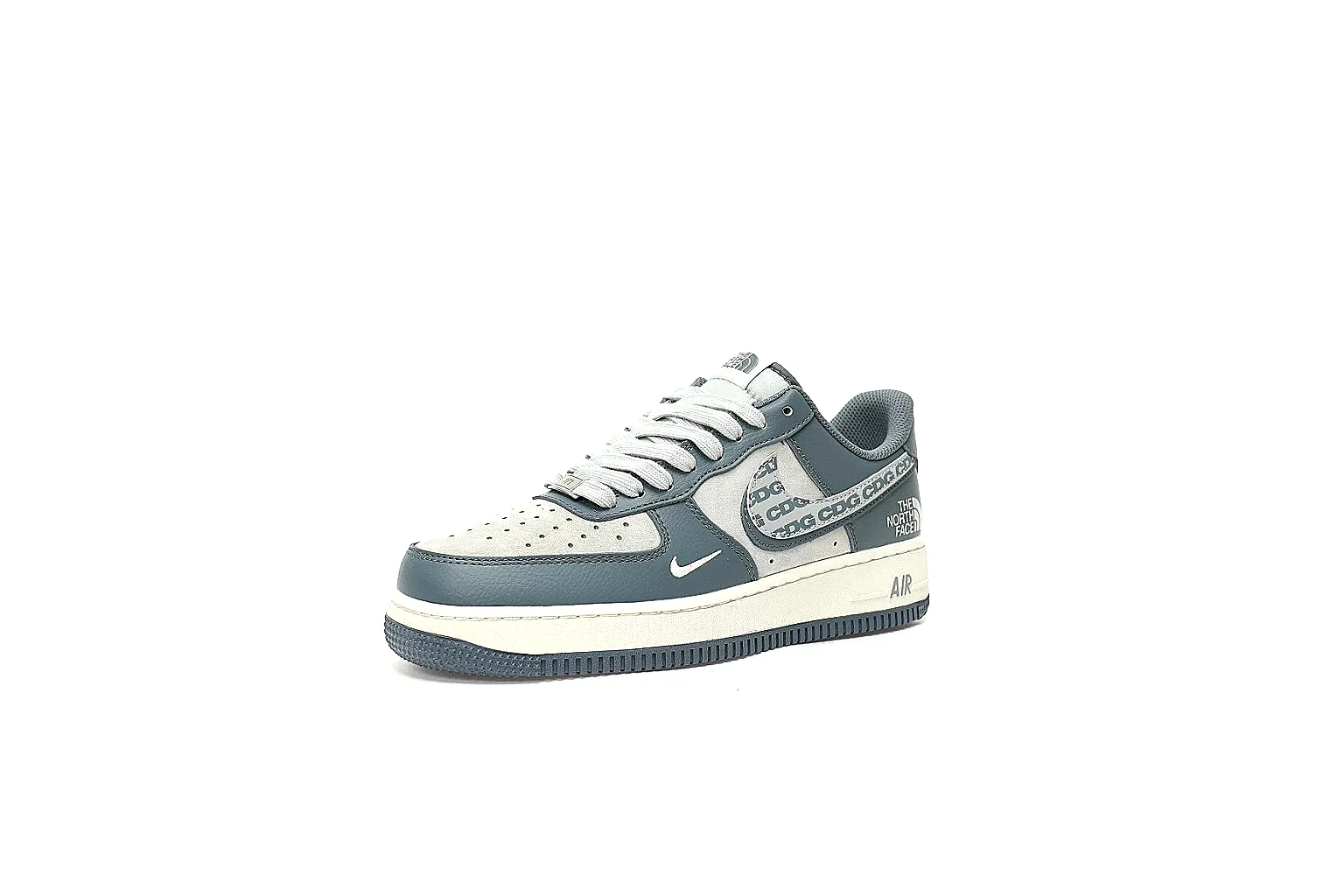 Kako Sheetbase record image for Nike Gray Blue Low Court thumbnail 6