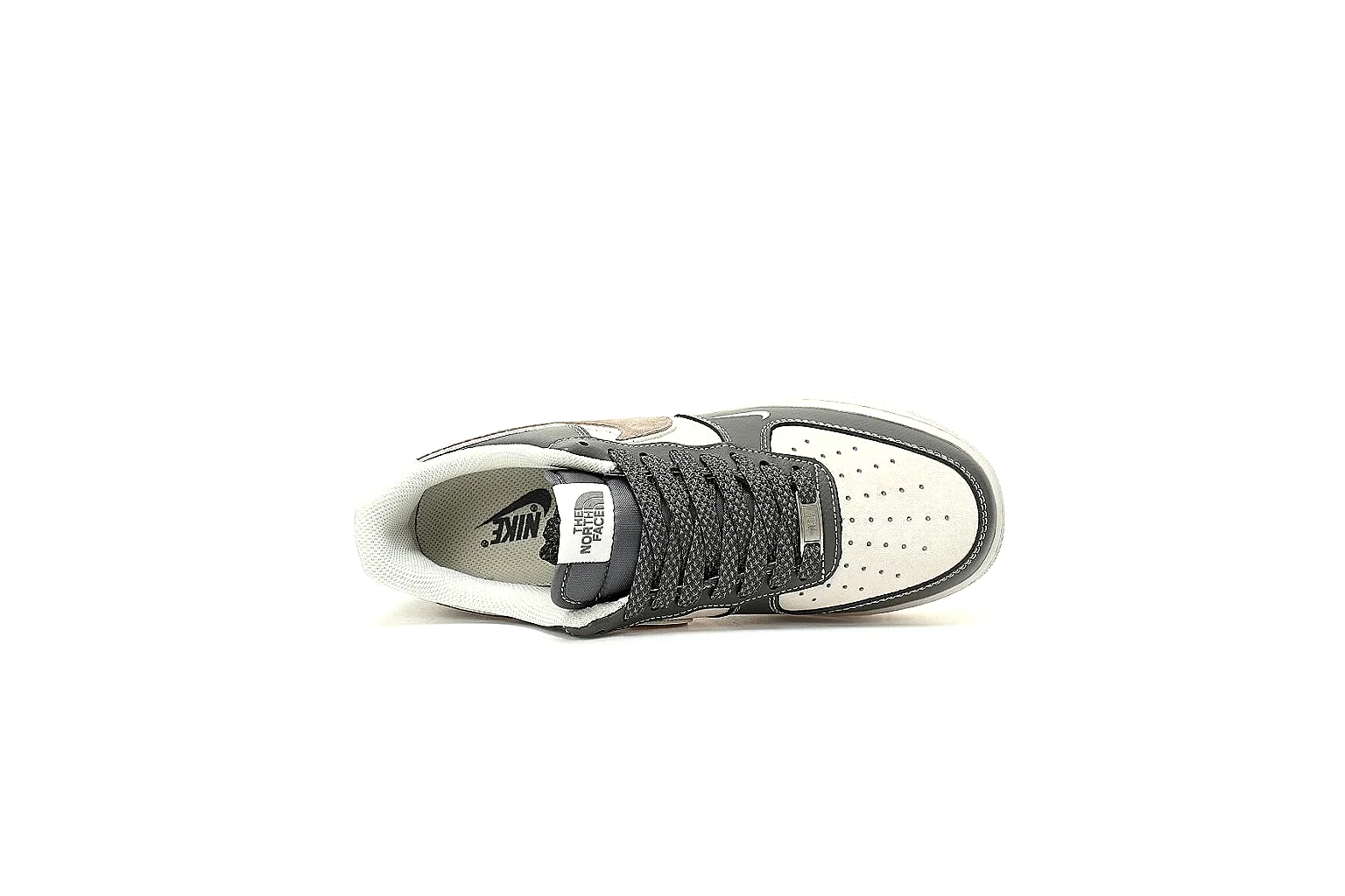 Kako Sheetbase record image for Nike Gray Brown Low Court thumbnail 3
