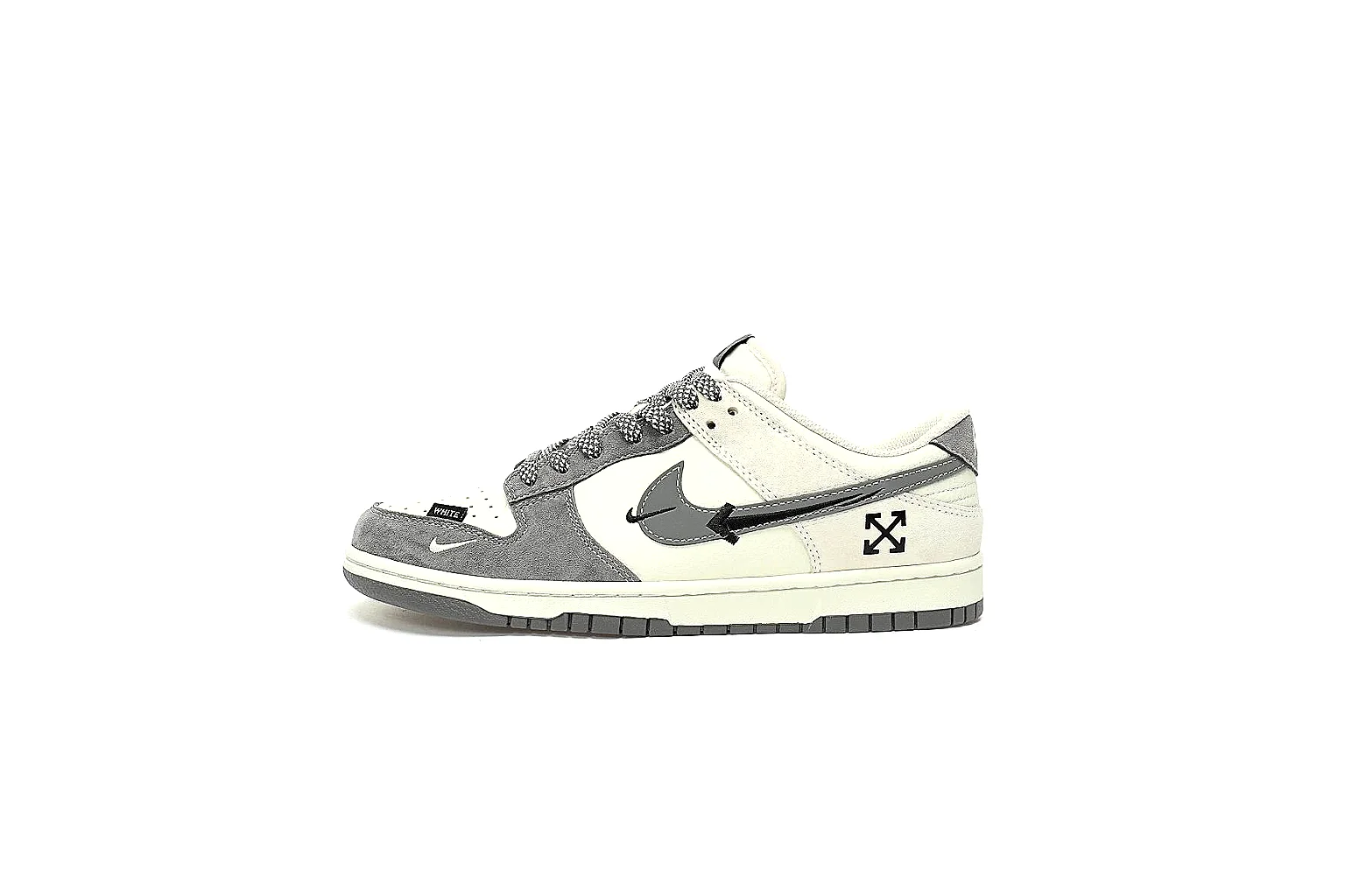 Kako Sheetbase record image for Nike Gray Low Court Sneaker