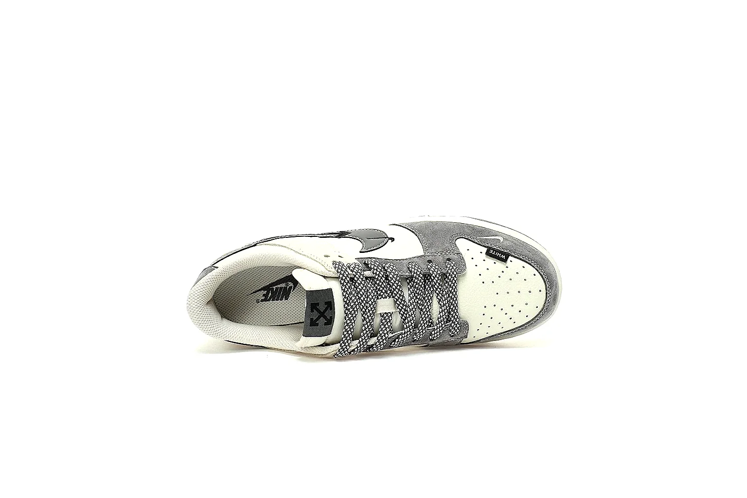 Kako Sheetbase record image for Nike Gray Low Court Sneaker thumbnail 3